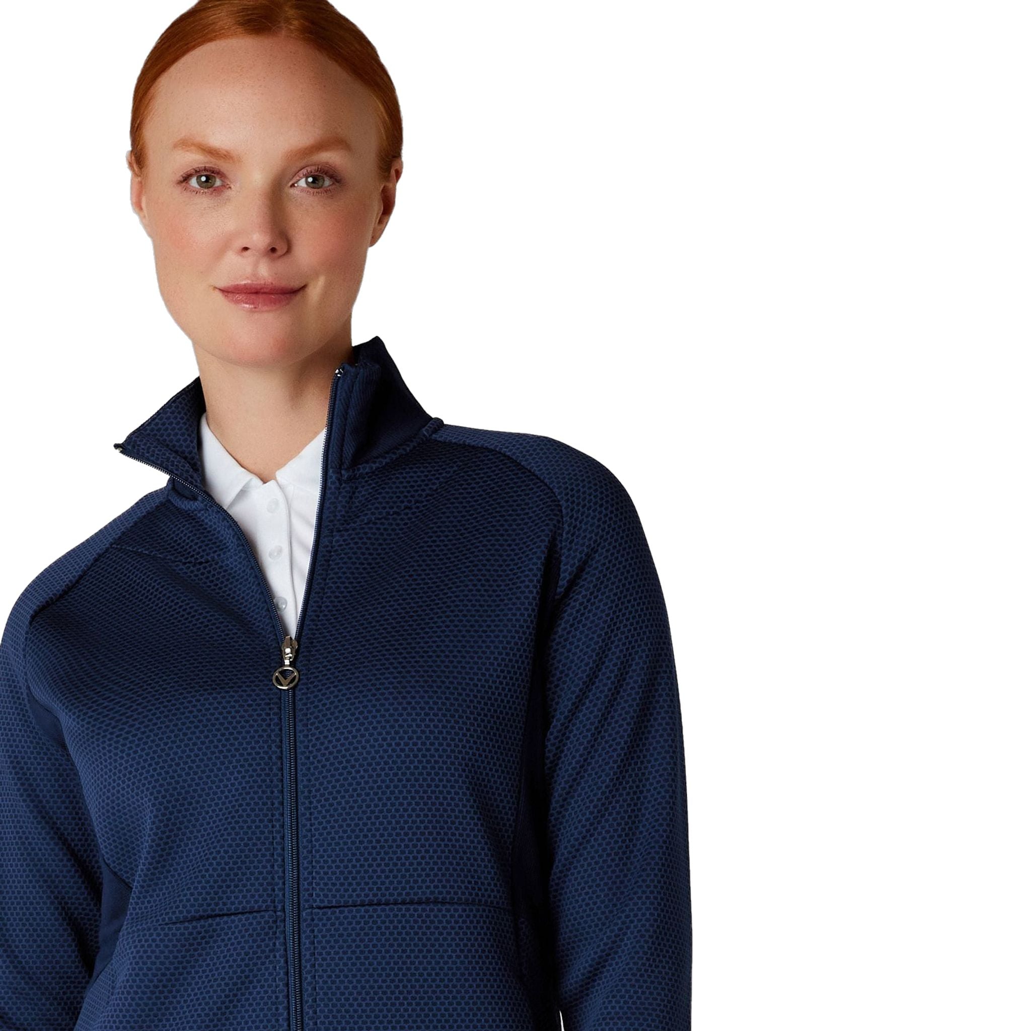 Callaway Long Sleeve Fullzip Hexagon H Jacke Damen