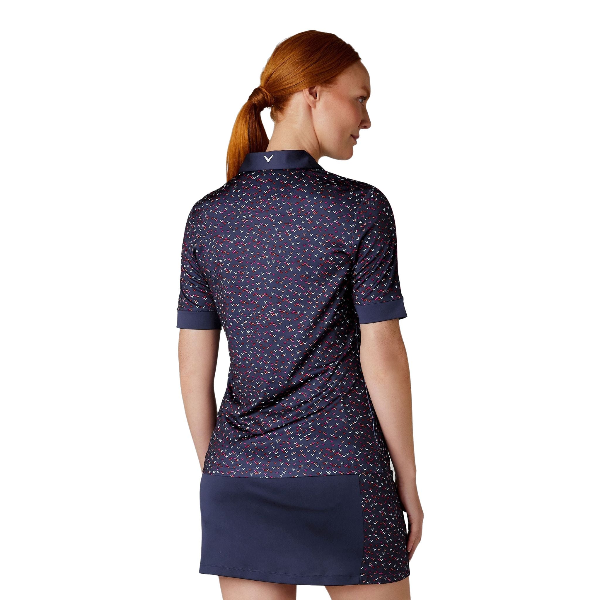 Callaway Chev Printed 1/2 Sleeves Shirt Damen