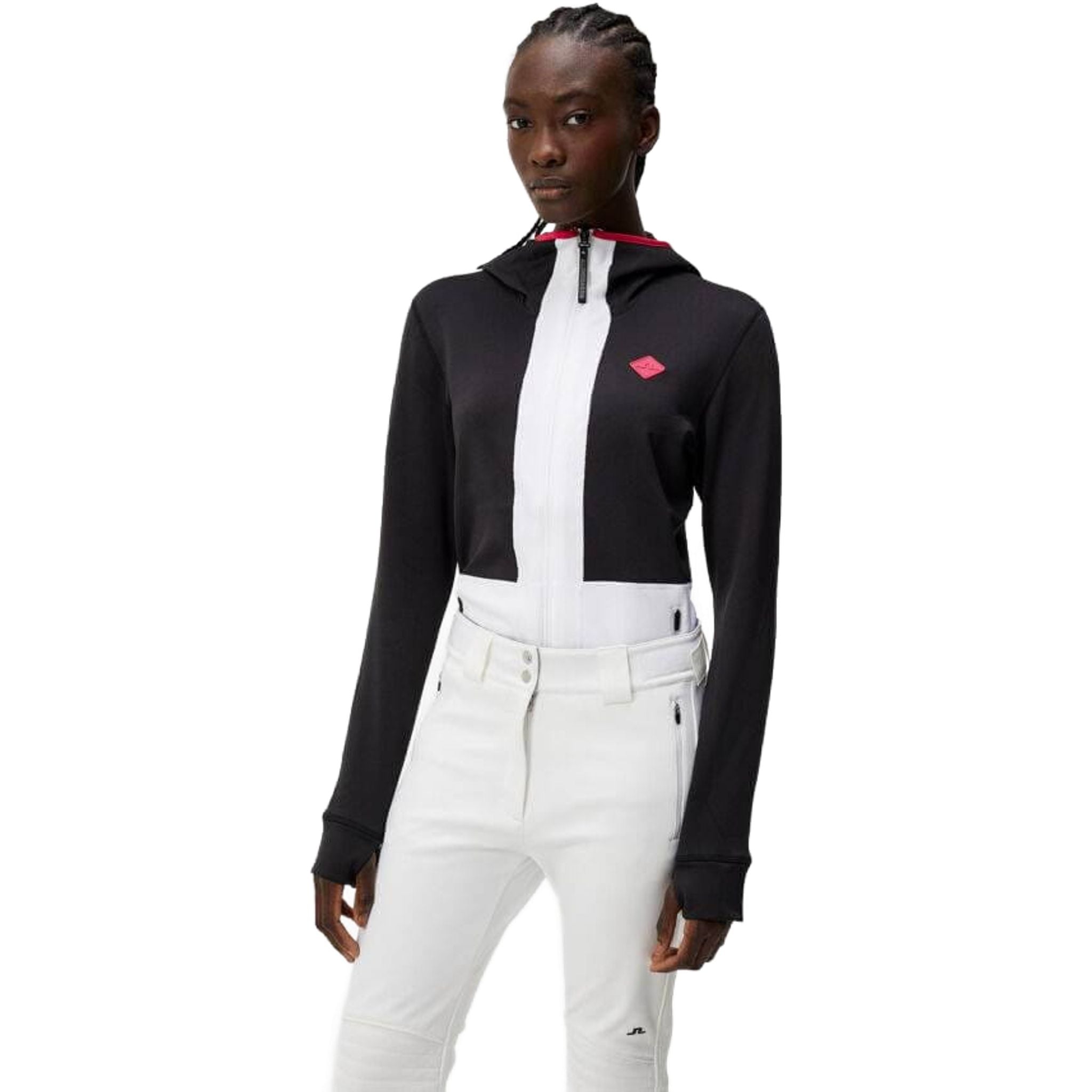 J. Lindeberg Powerline Hood Damen Schwarz Damen