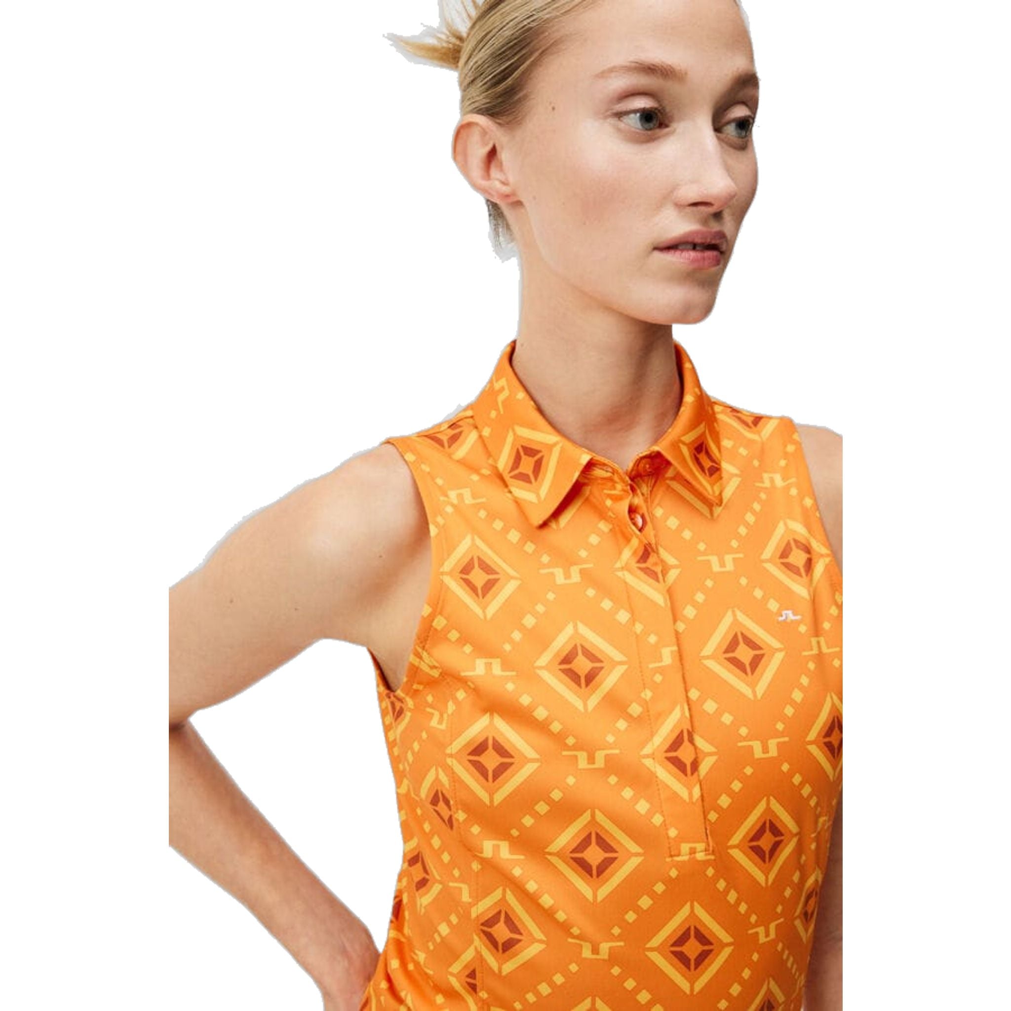 J. Lindeberg Dena Print Sleeveless Top Damen