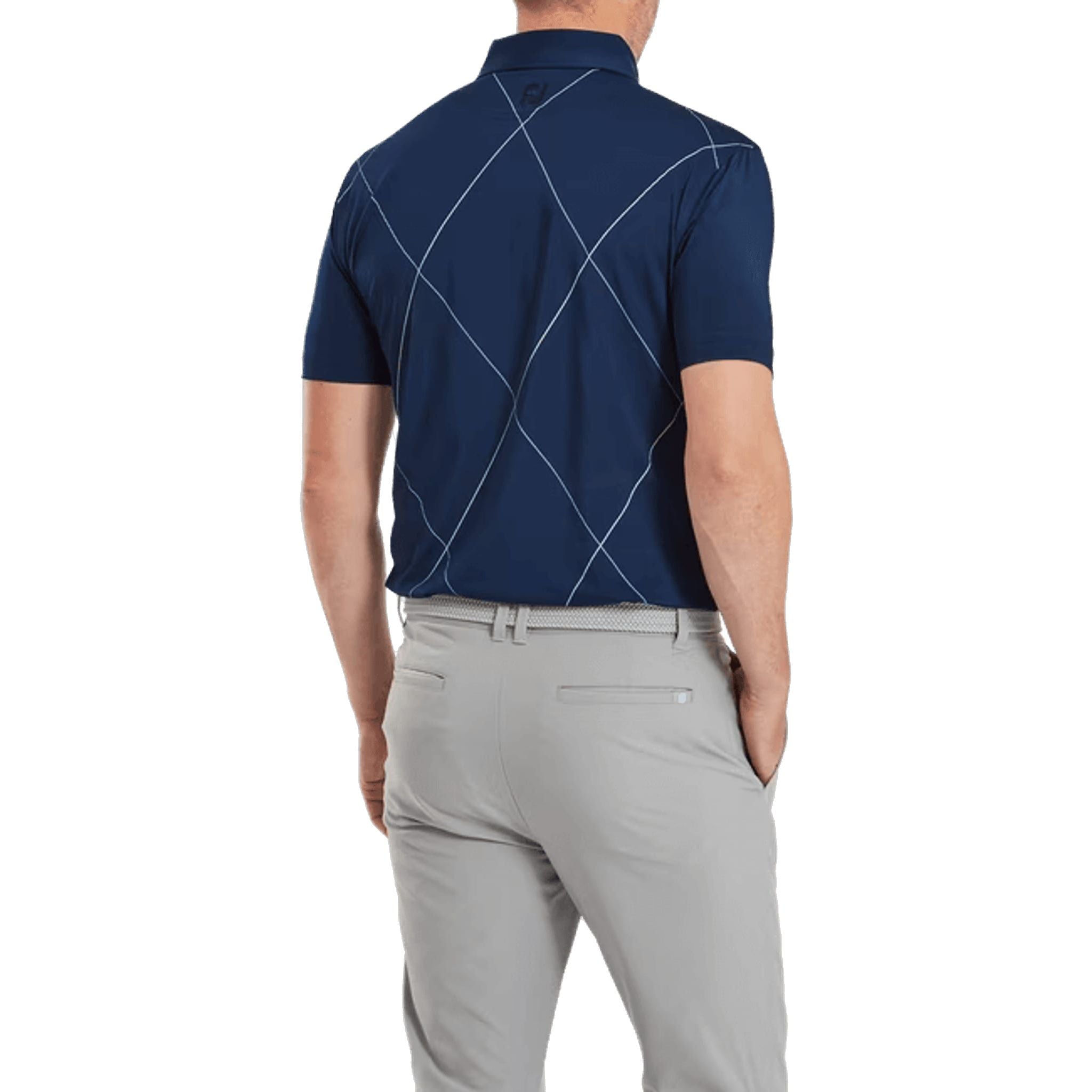 Footjoy Raker Print Lisle Poloshirt Herren