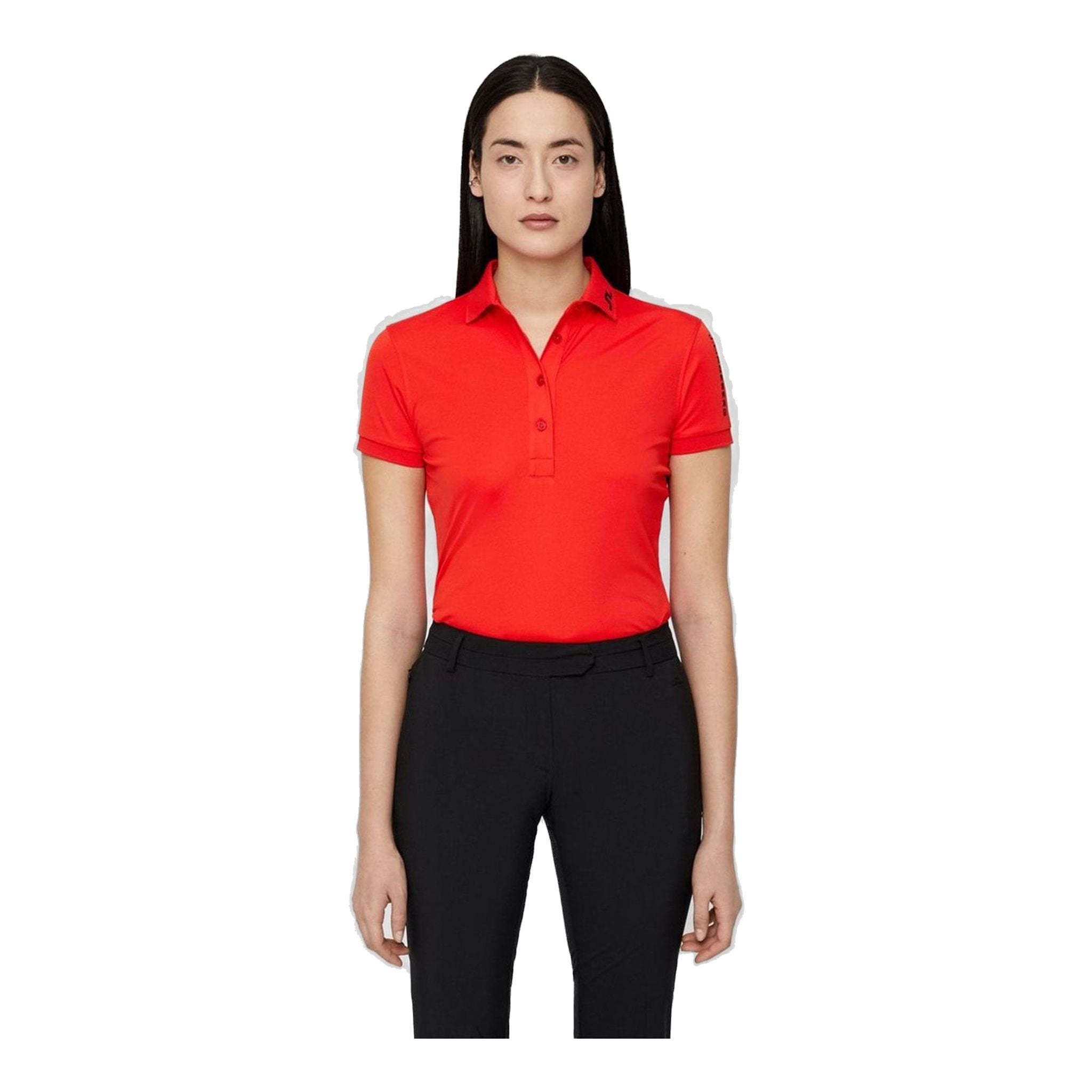 J. Lindeberg Tour Tech Slim TX Jersey Poloshirt Damen