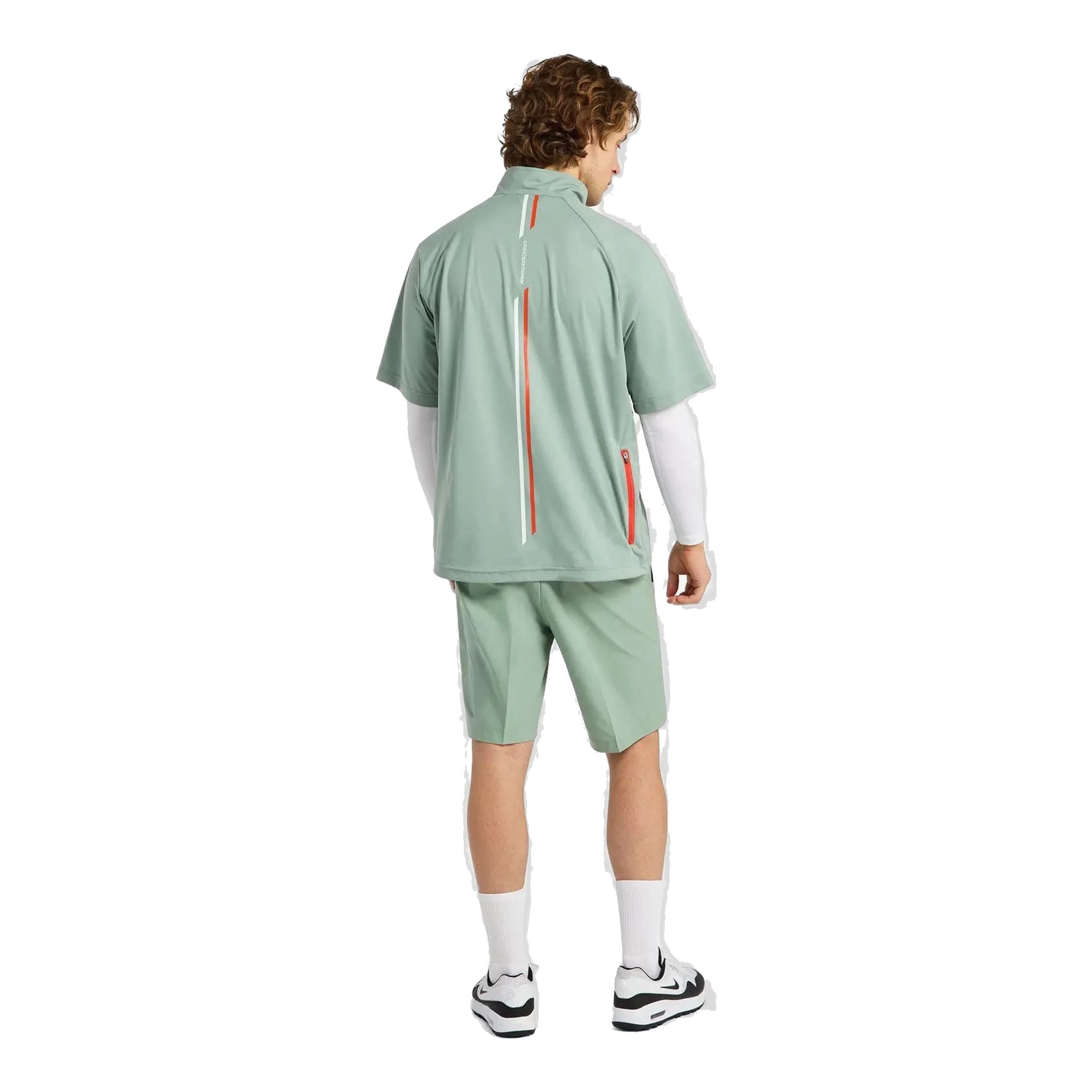 Cross Sportswear Kurzarm Wind-Sweater Herren