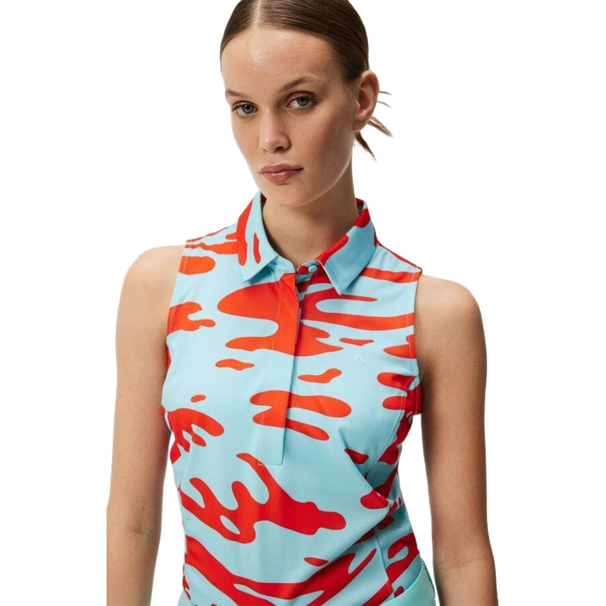 J. Lindeberg Dena Print Sleeveless Top Damen