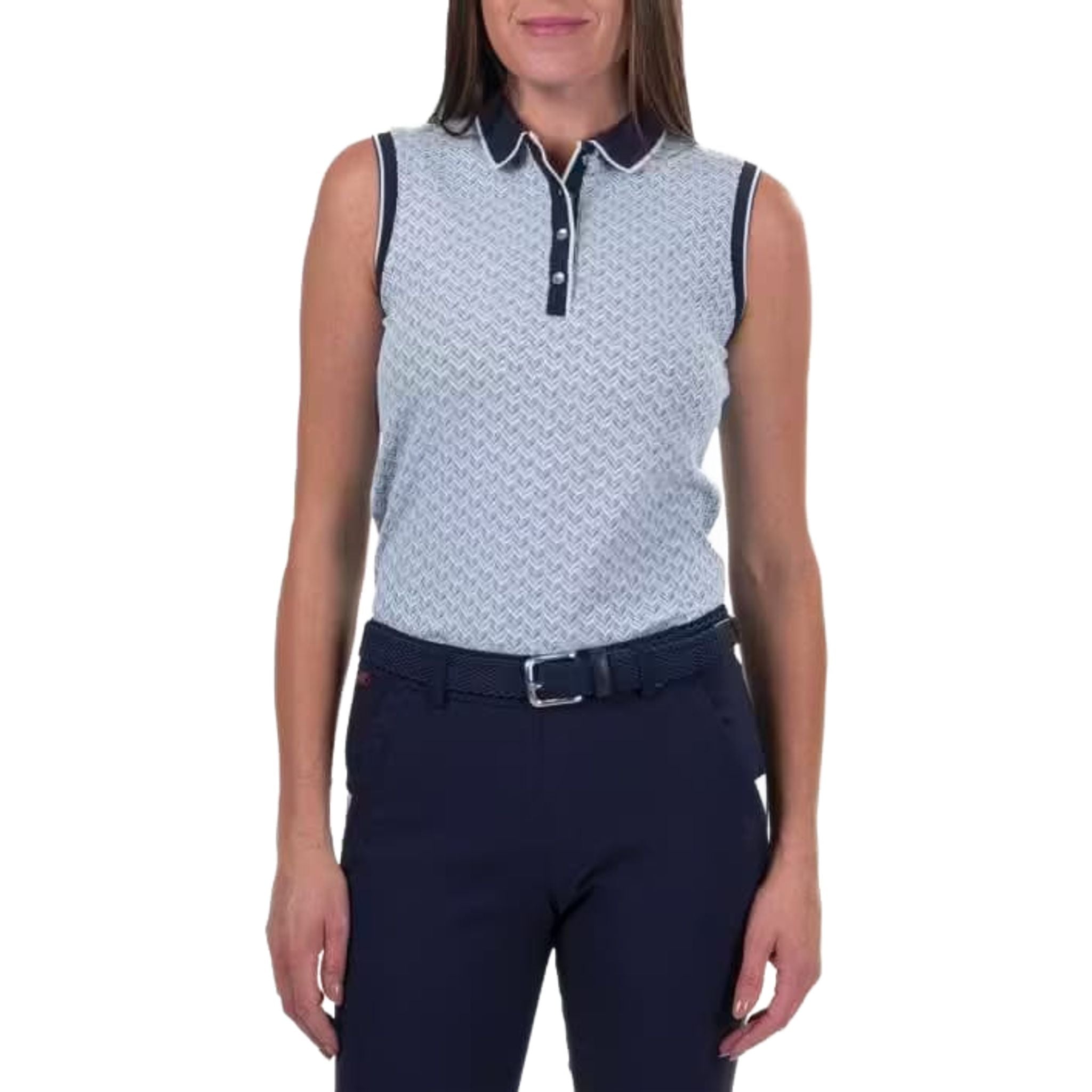 Kjus Ella Structure S/L Golfpolo Damen