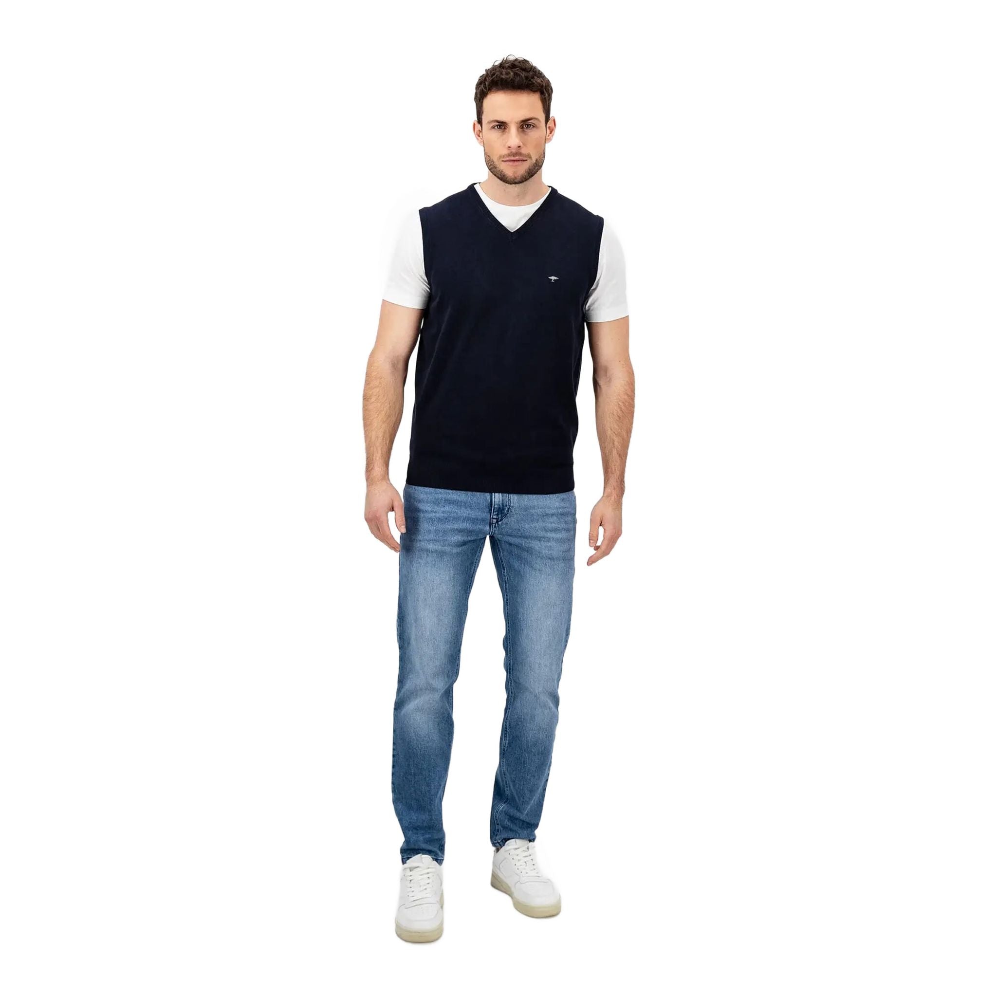 Fynch Hatton V-Neck Pullunder Herren