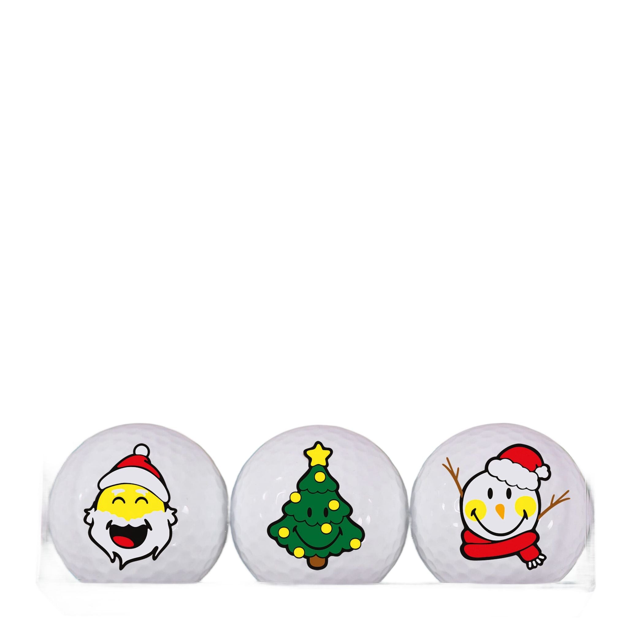Sportiques Golfgeschenke Smiley X-Mas (3 Bälle) X2