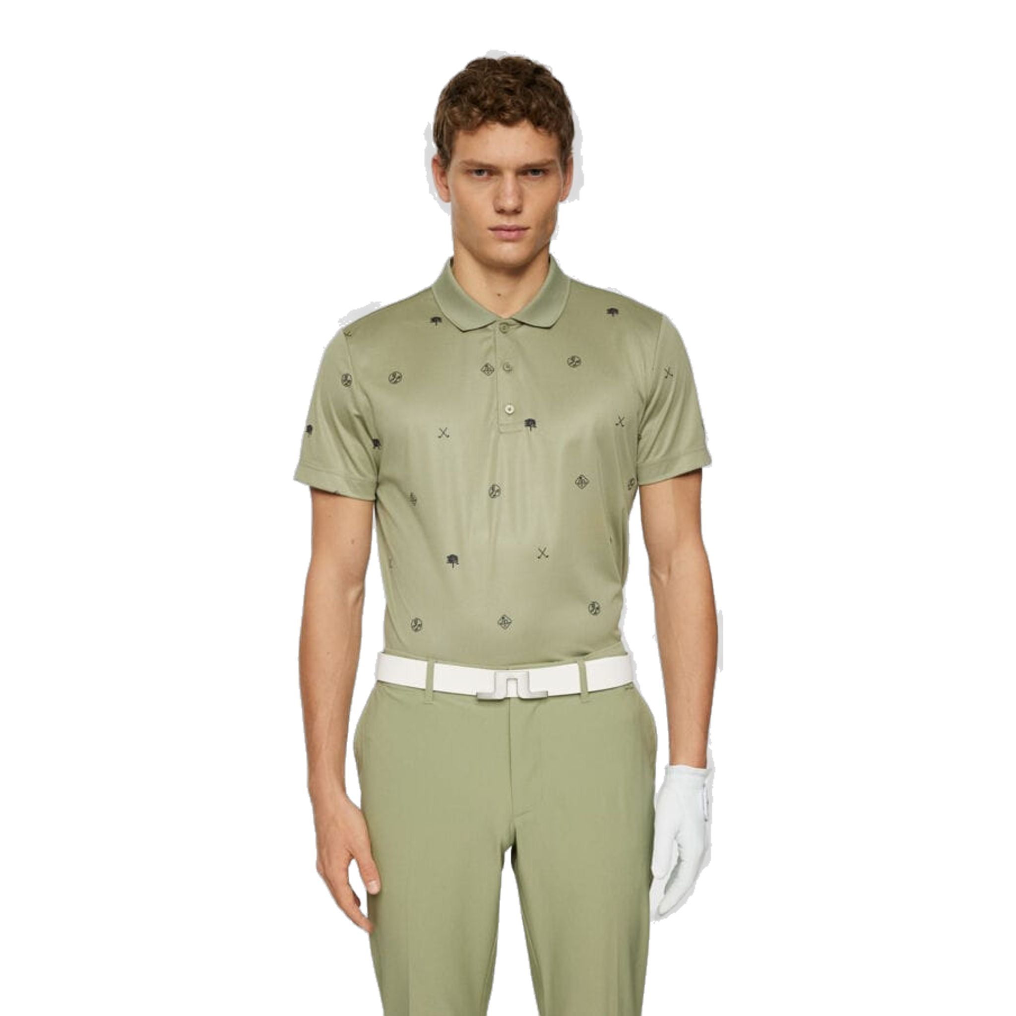 J. Lindeberg Club House Motif Polo Herren