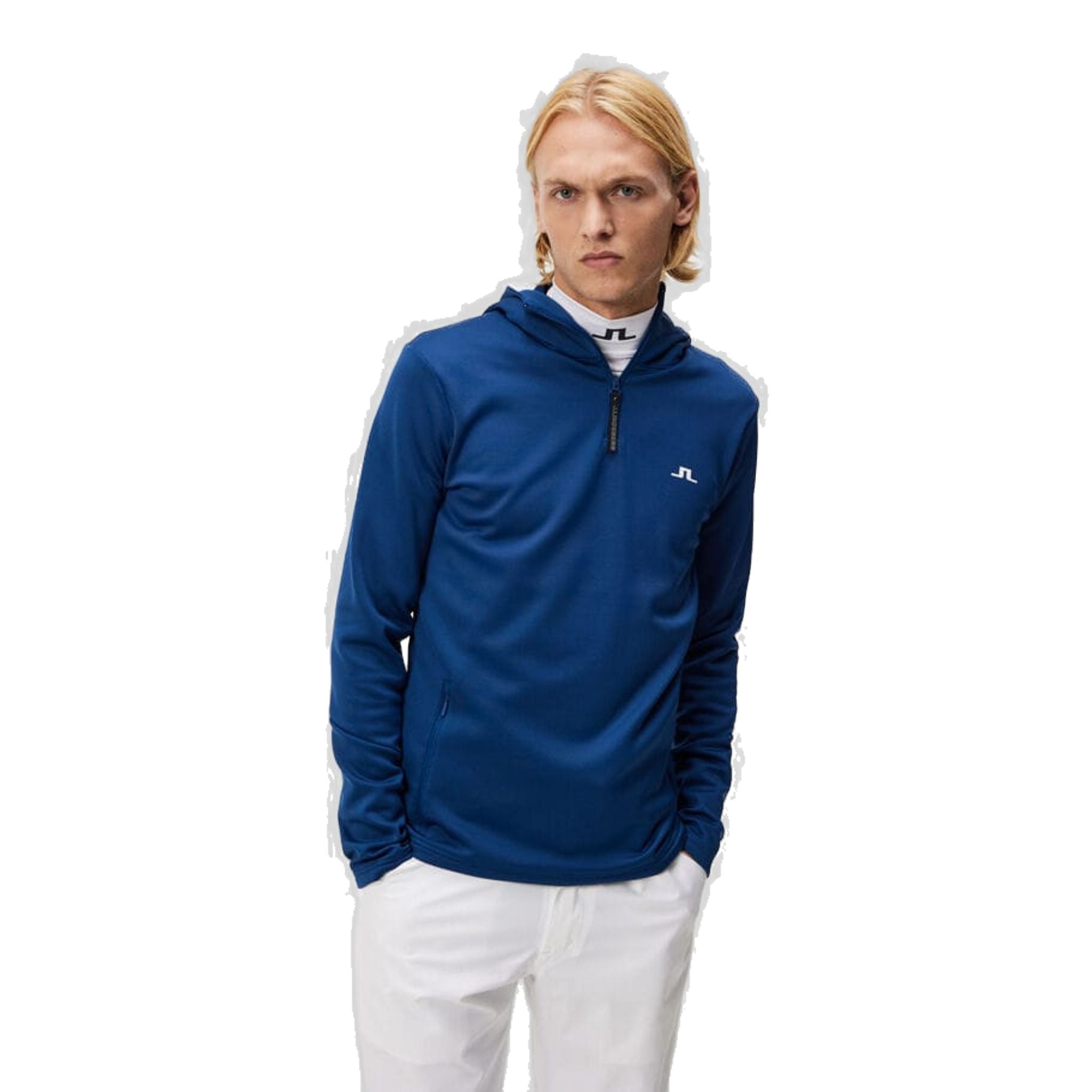 J. Lindeberg Aerial Quarter Hood Herren Estate Blue Herren