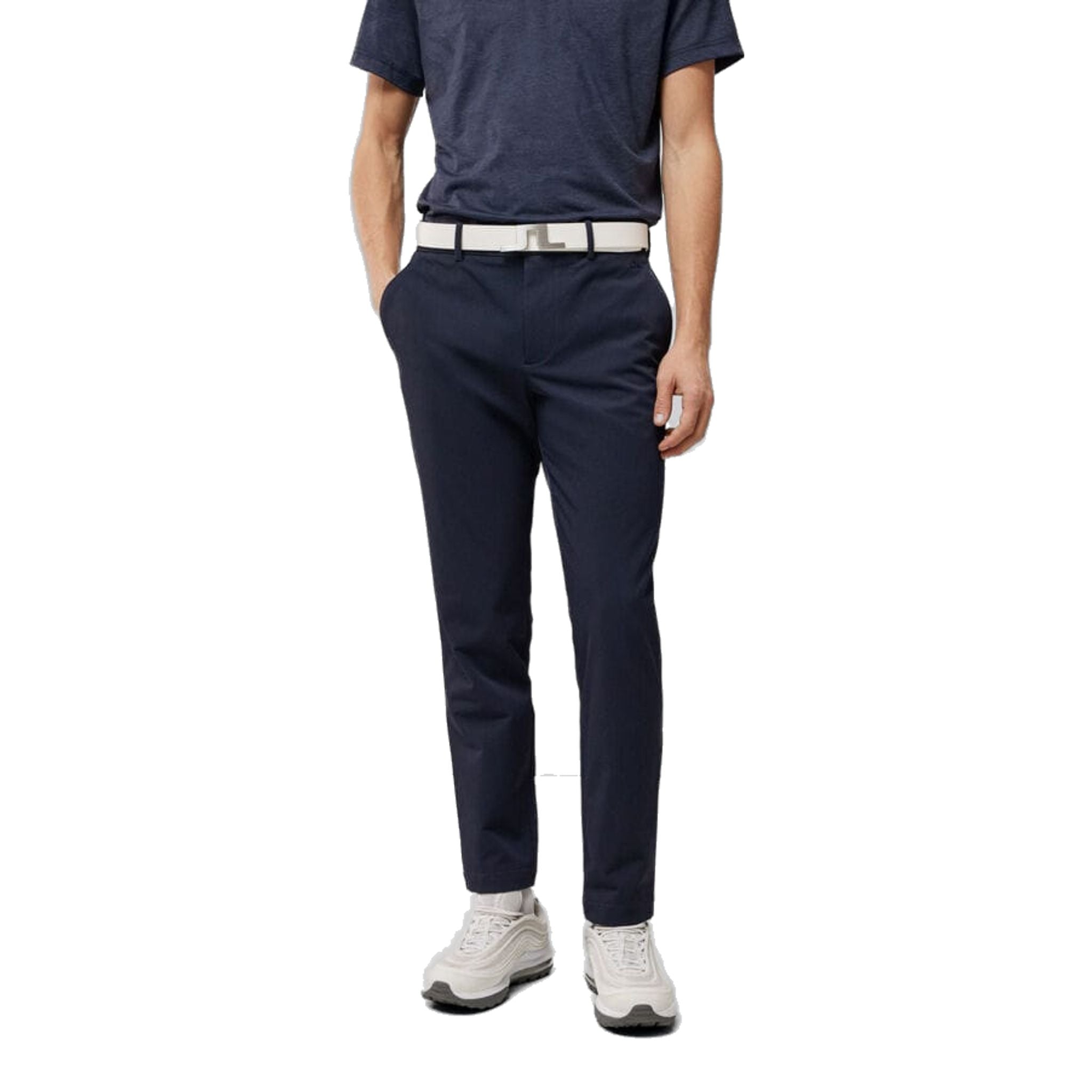 J. Lindeberg Axil Fleece Twill Golfhose JL Navy Herren Herren