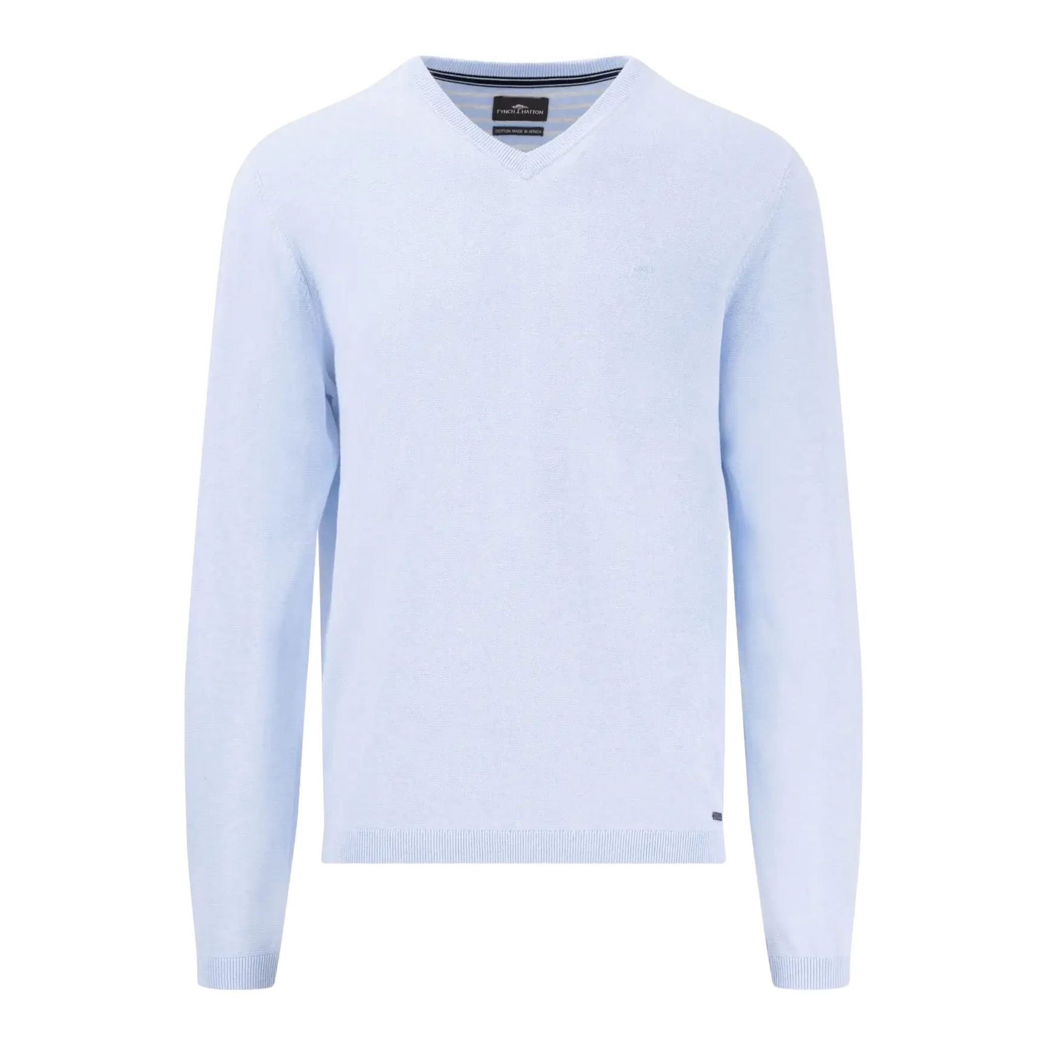 Fynch Hatton Air Bavlna s výstrihom do V pre mužov