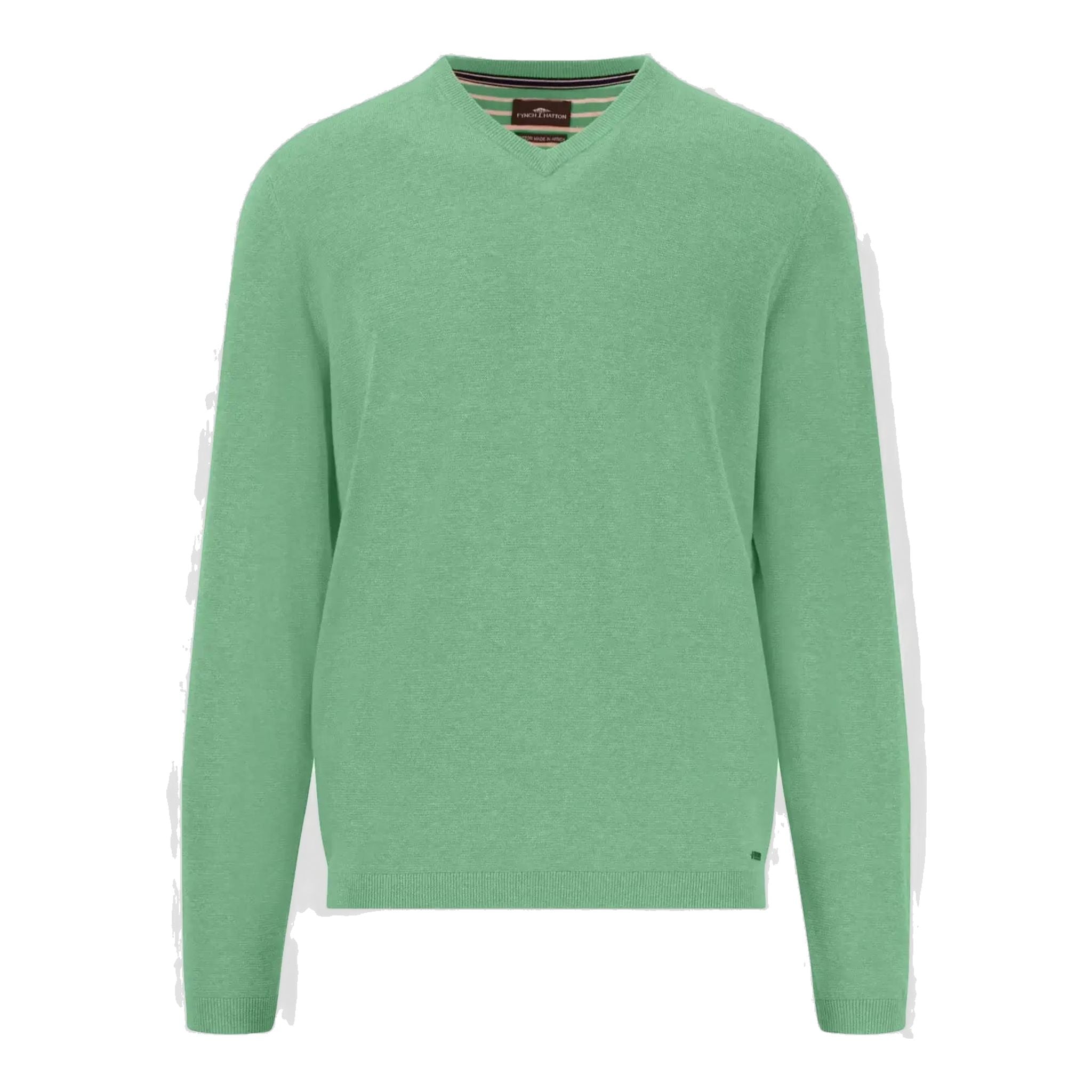 Fynch Hatton Air Cotton V-Neck Herren