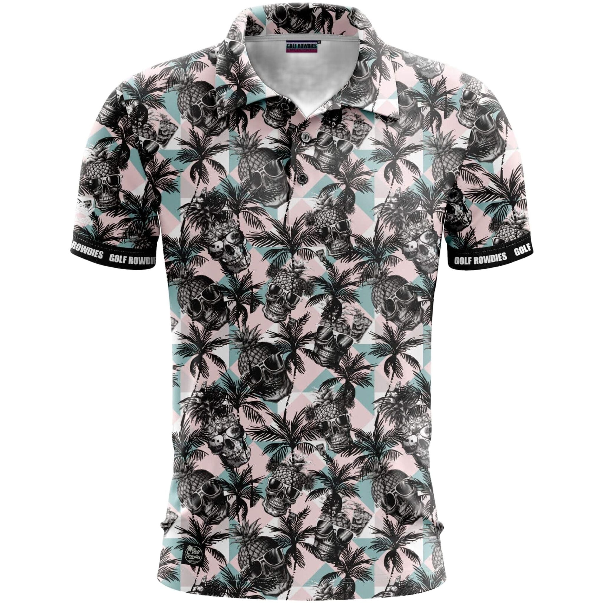 Golf Rowdies Cool Pineapple Polo Herren