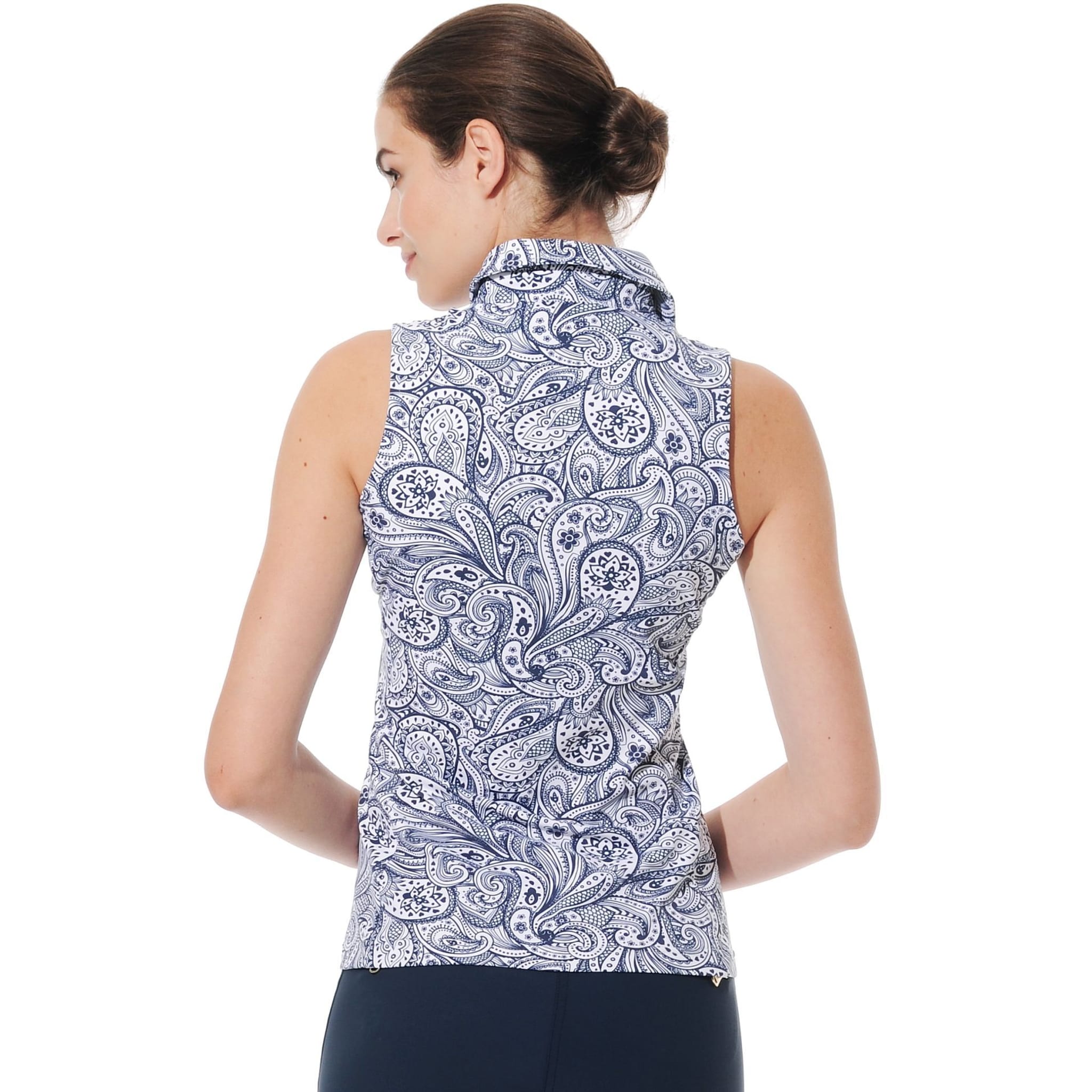 MDC Sportwear W Polo SL Merlyn Print Paisley Dámske
