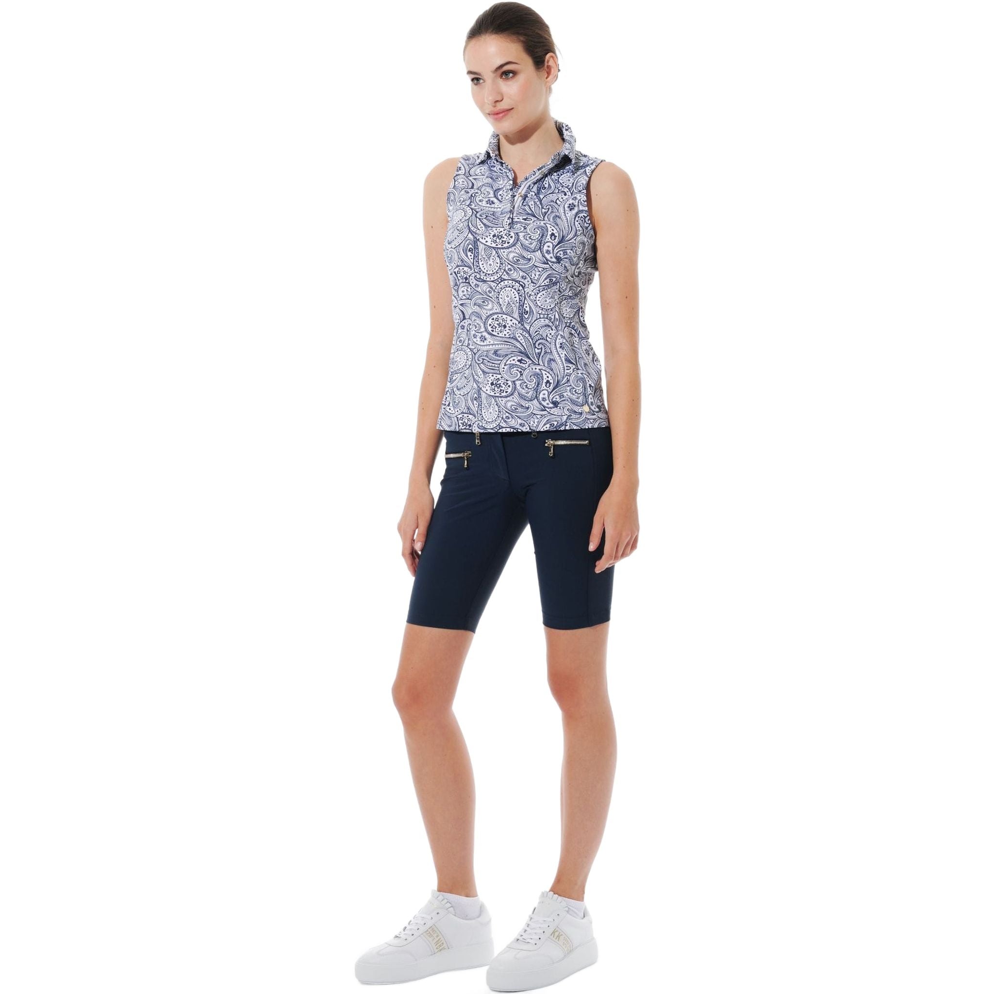 MDC Sportwear Merlyn Print Paisley Polo Damen