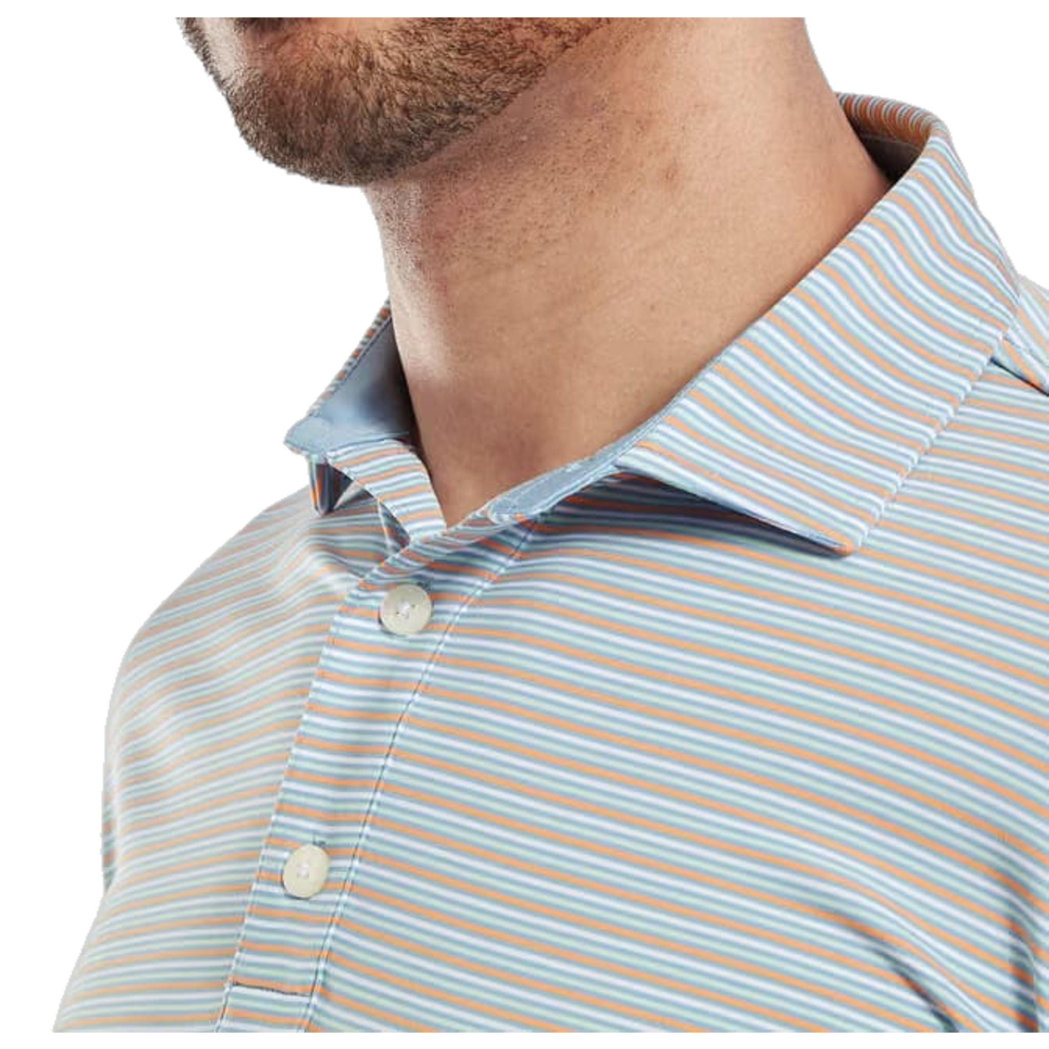 Footjoy Balance Stripe Lisle Polo Herren