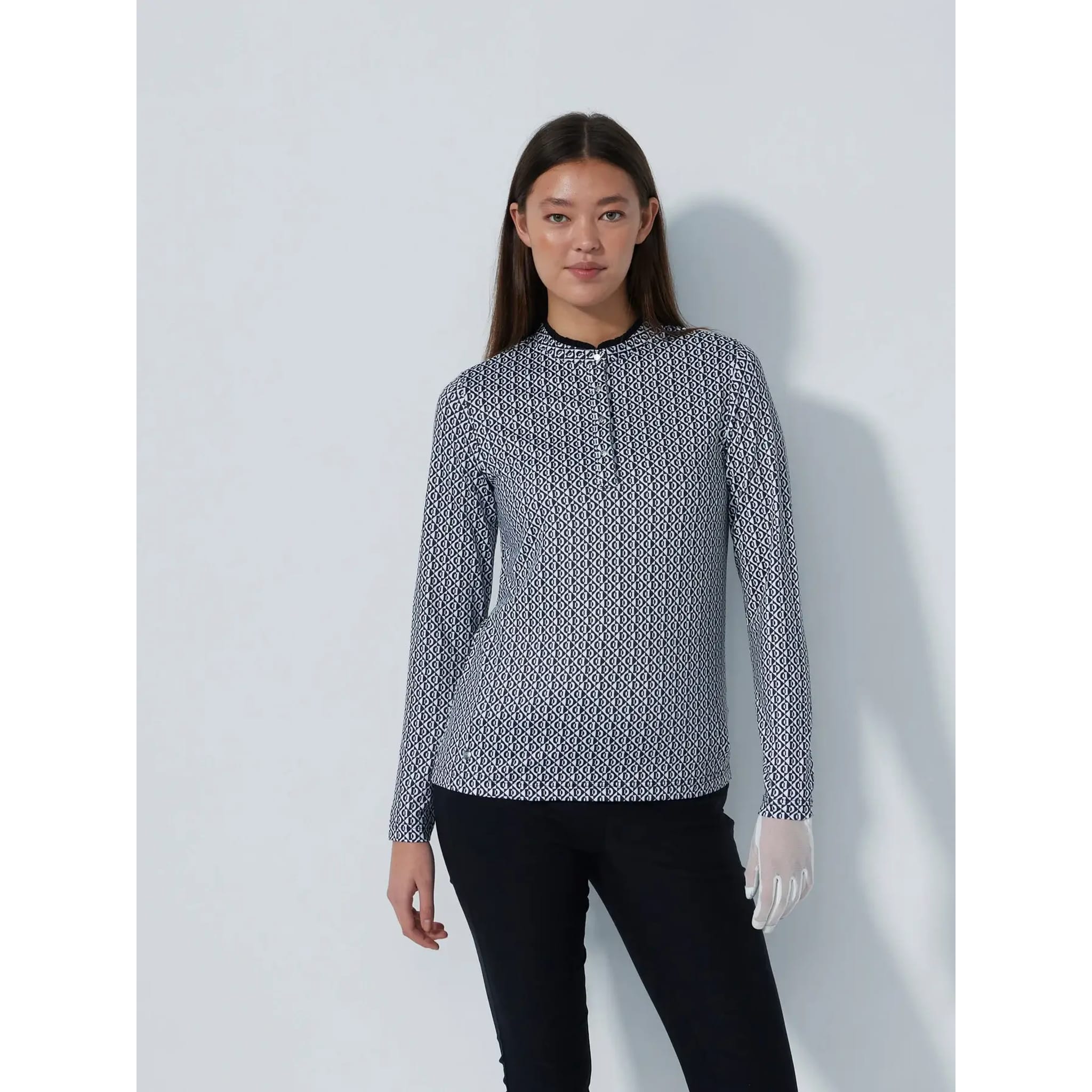Daily Sports Diamond Ls Half Neck Midlayer Damen