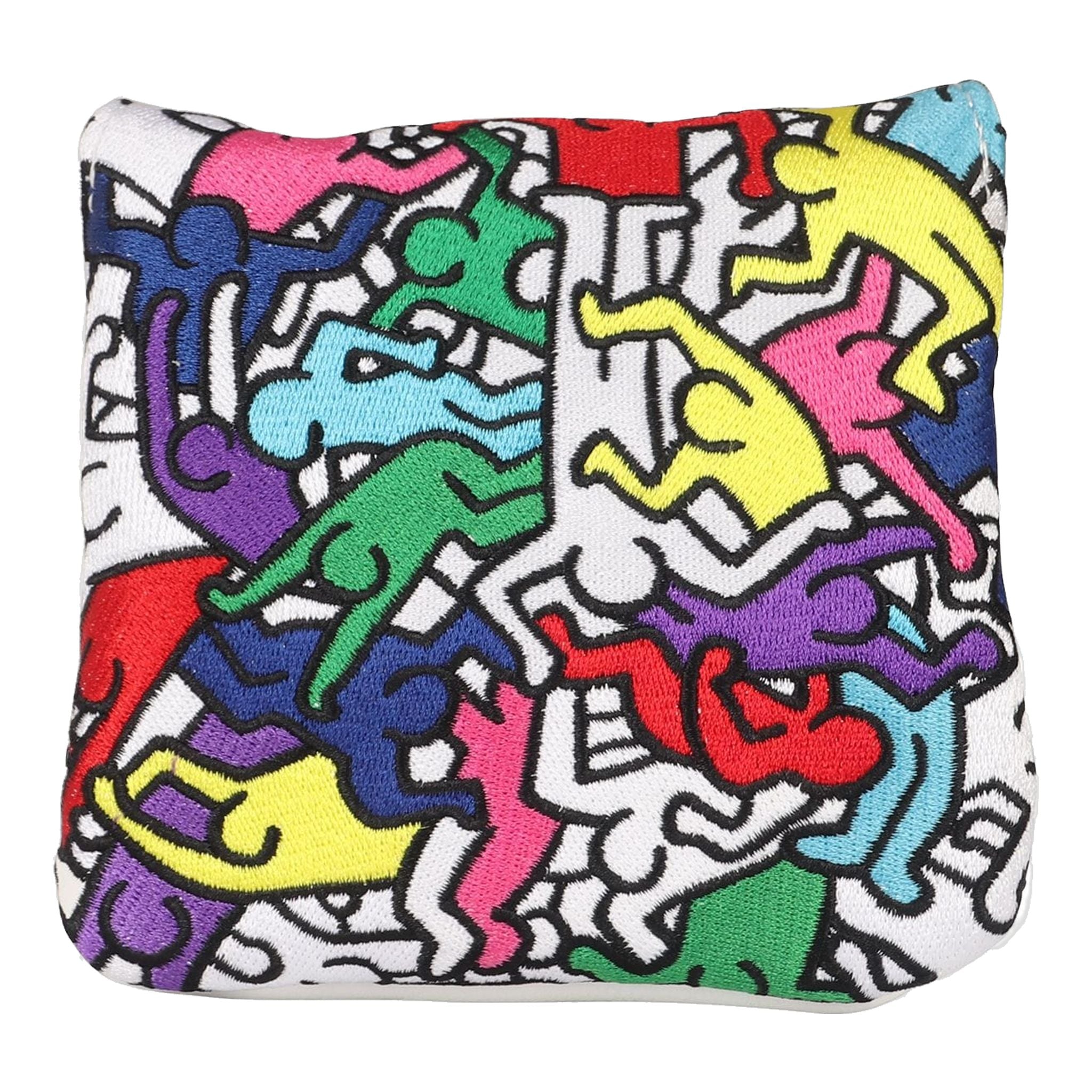 Emroydered Headcovers Keith Haring Color Mallet Headcover