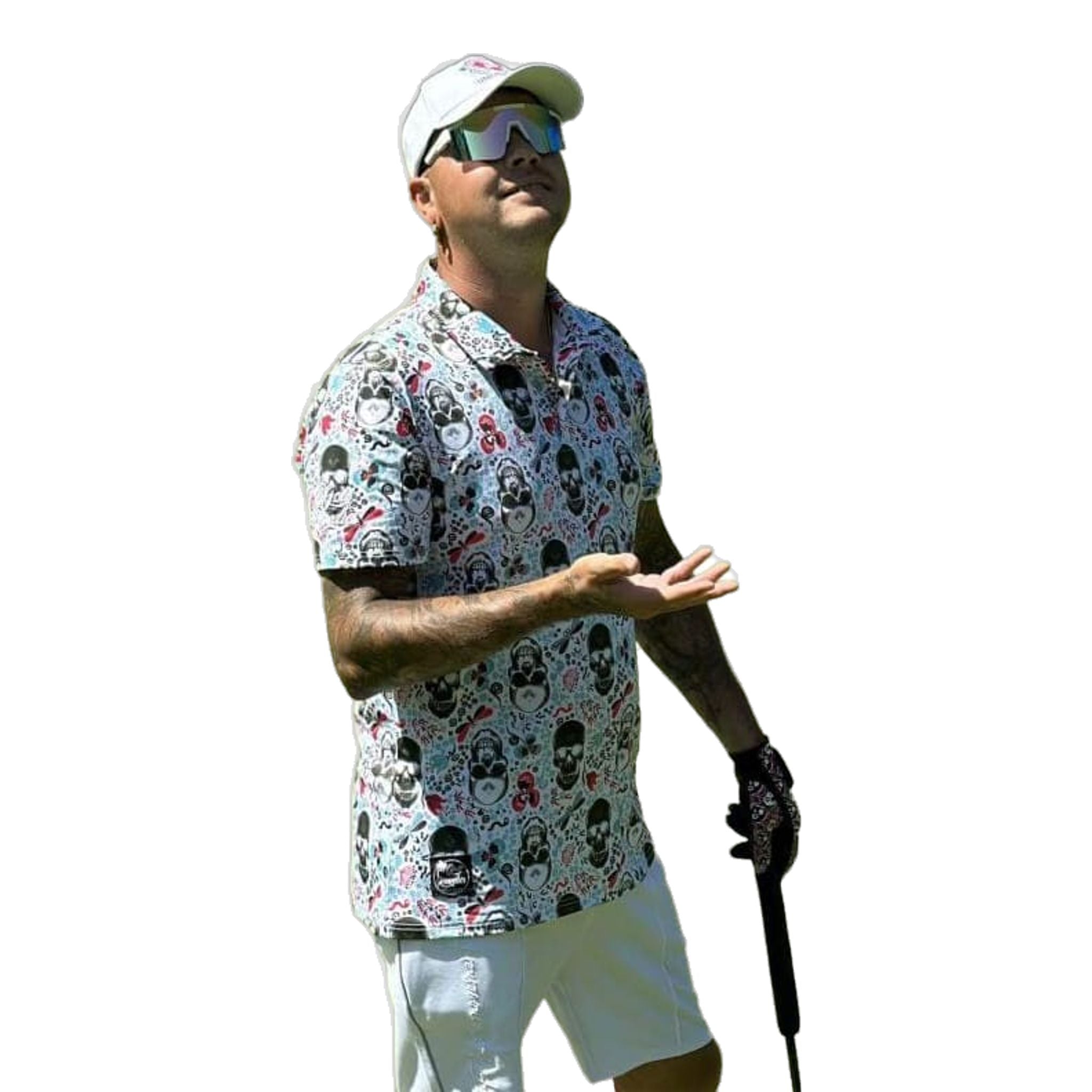 Golf Rowdies Skull Polo Herren