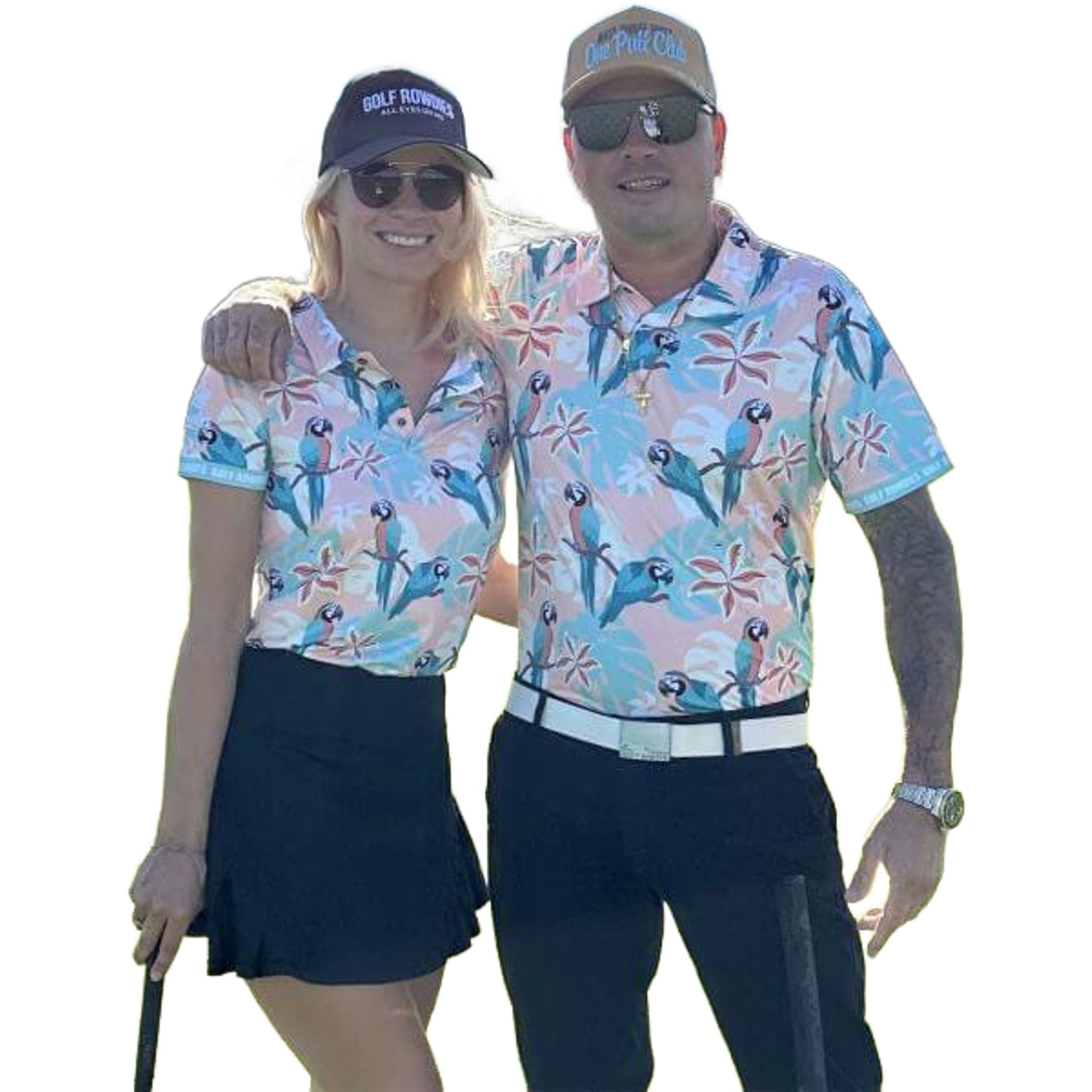 Golf Rowdies Parrot Polo Herren