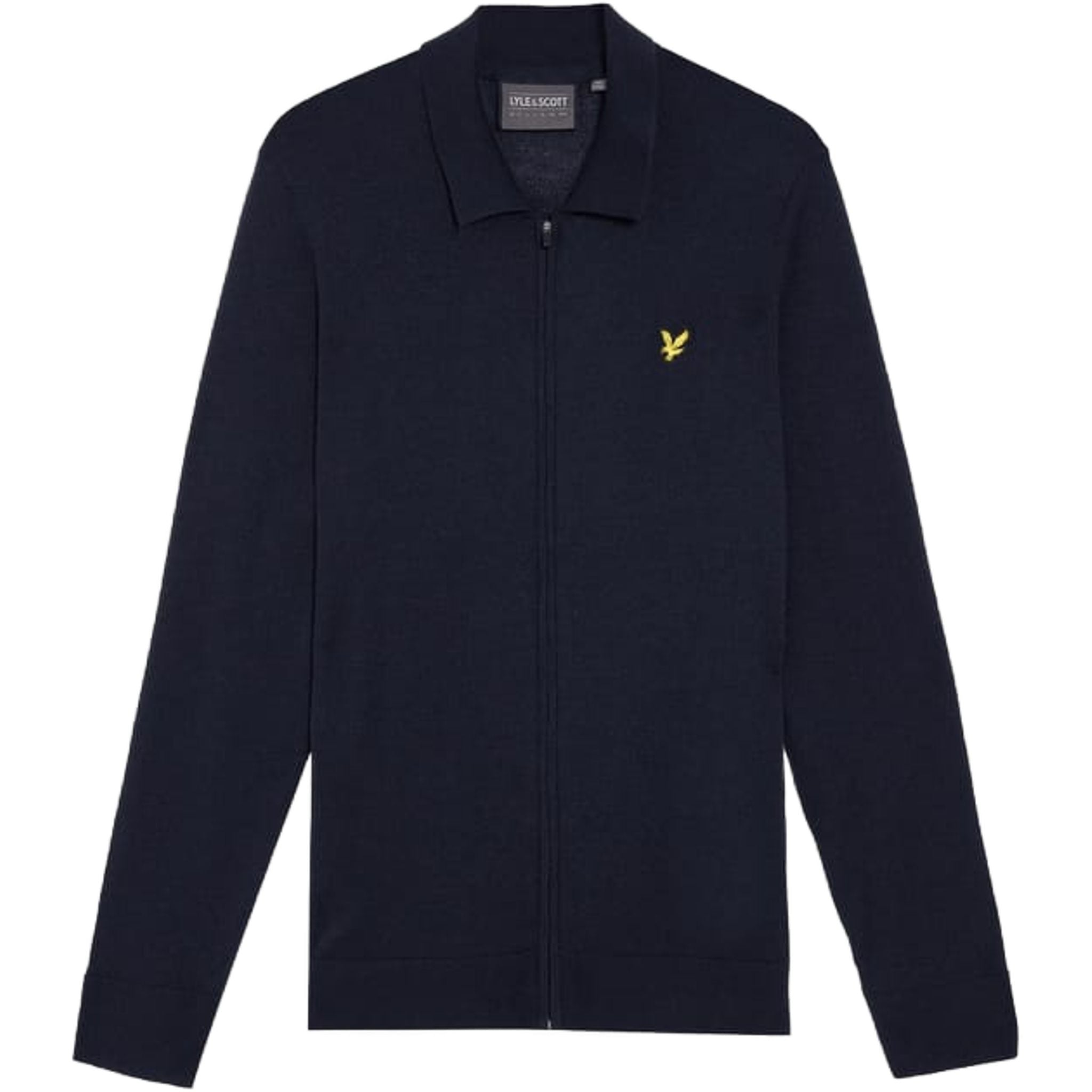Lyle & Scott Lightweight Knitted Collared Cardigan Herren
