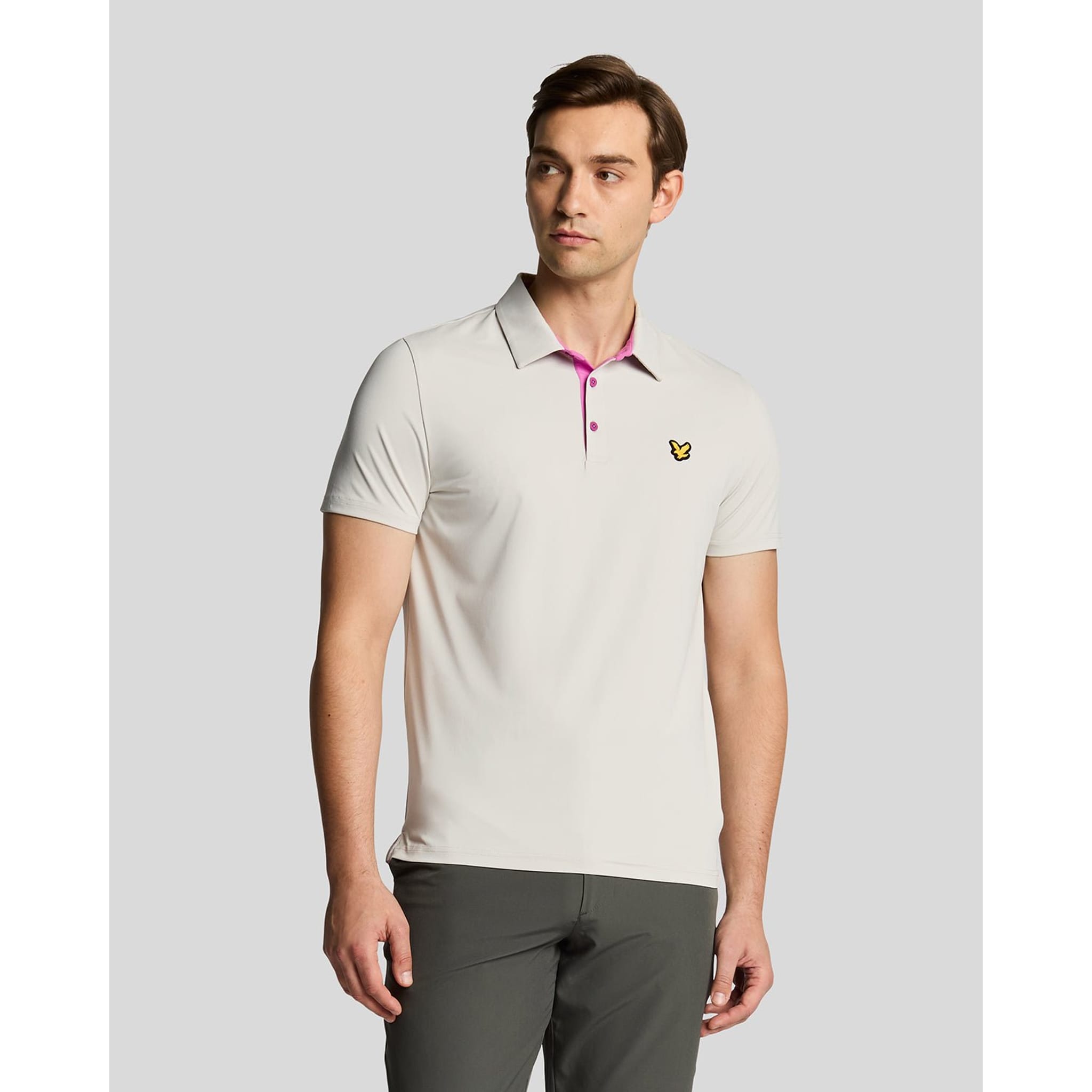 Lyle & Scott Contrast Placket Polo Shirt Herren