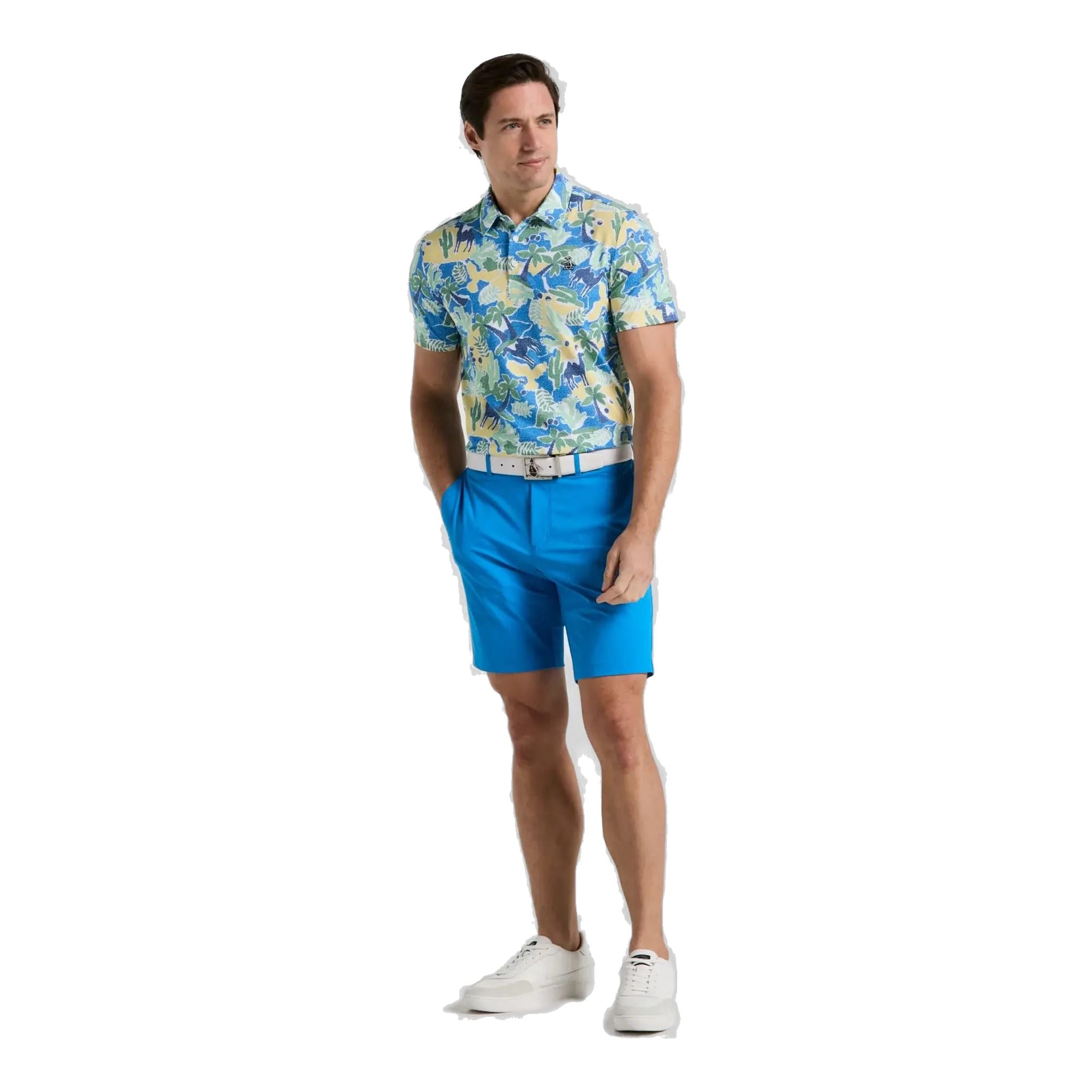 Original Penguin Ibiza Earl Print Polo Herren