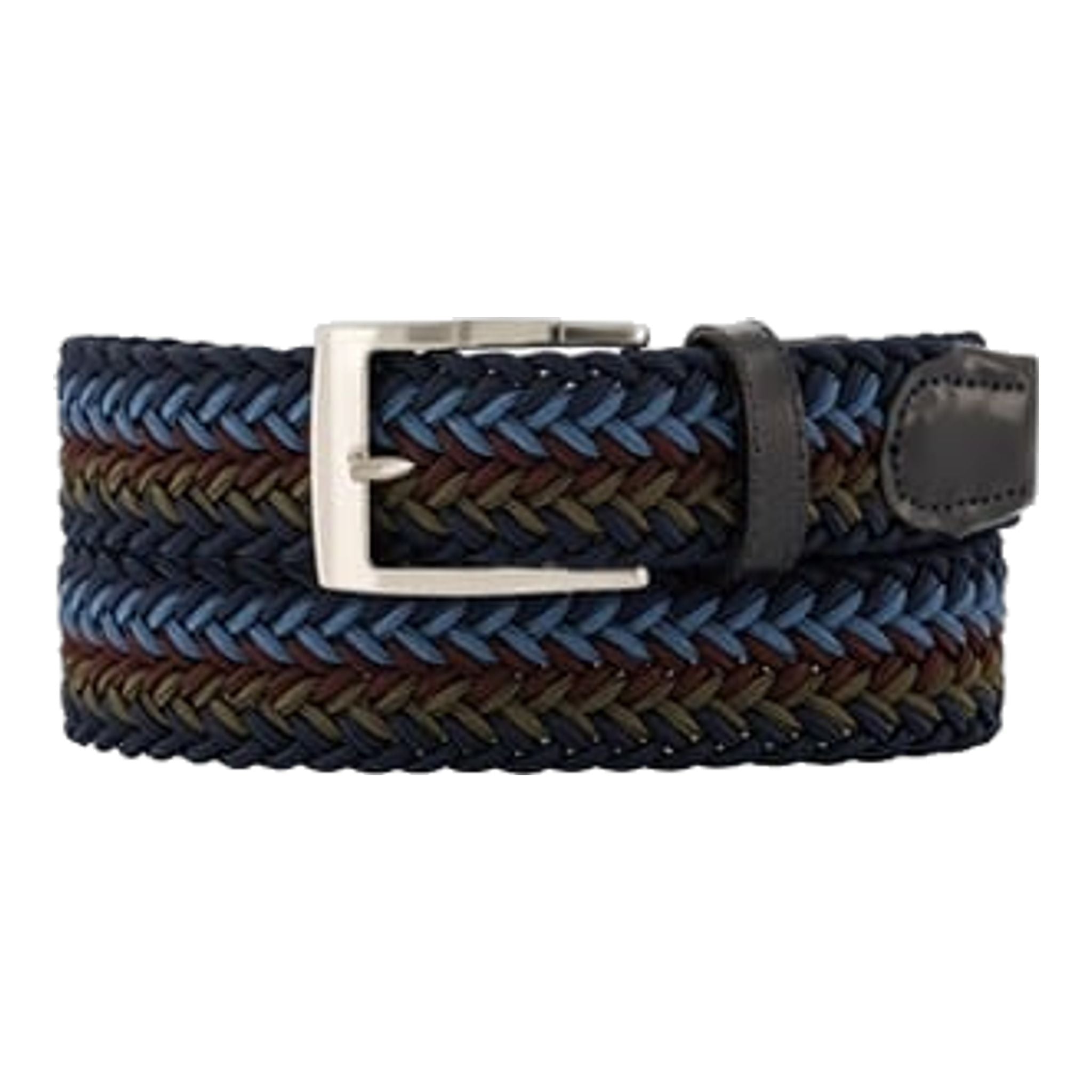 Alberto Multicolor Braided Gürtel
