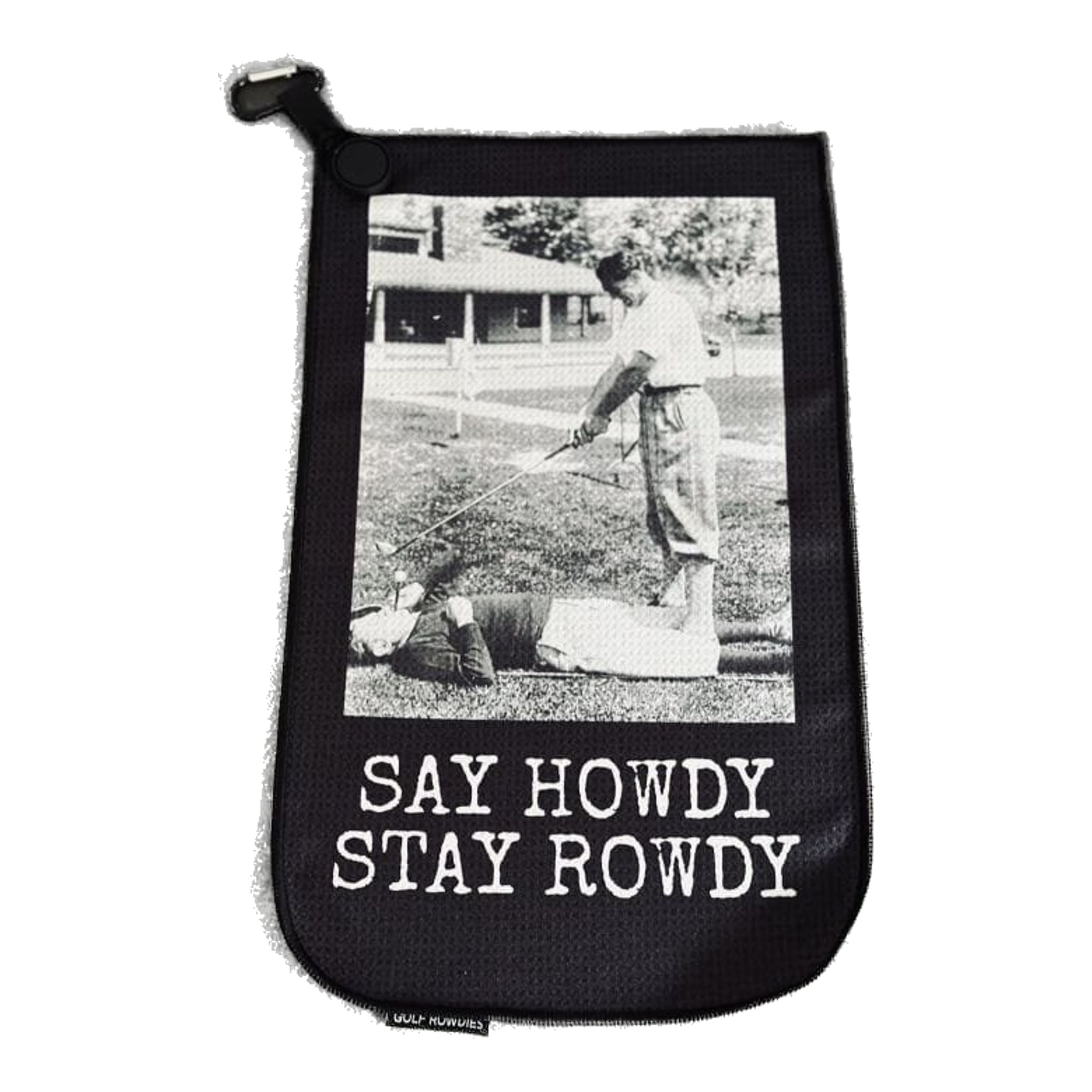 Golf Rowdies Say howdy, stay rowdy Max Schlägertücher