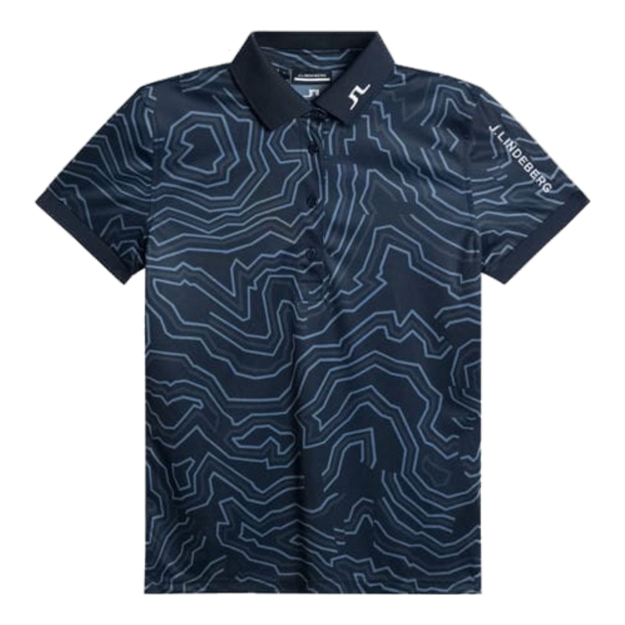 J. Lindeberg Tour Tech Print Polo Damen