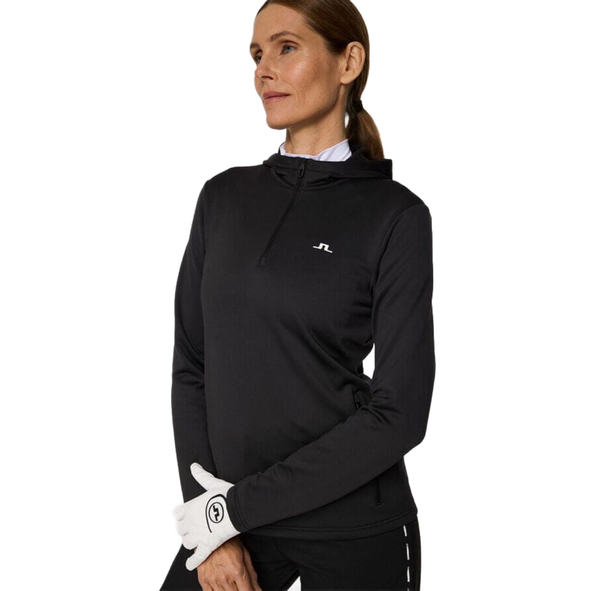 J. Lindeberg Aerialle Quarter Zip Kapuzenjacke Damen