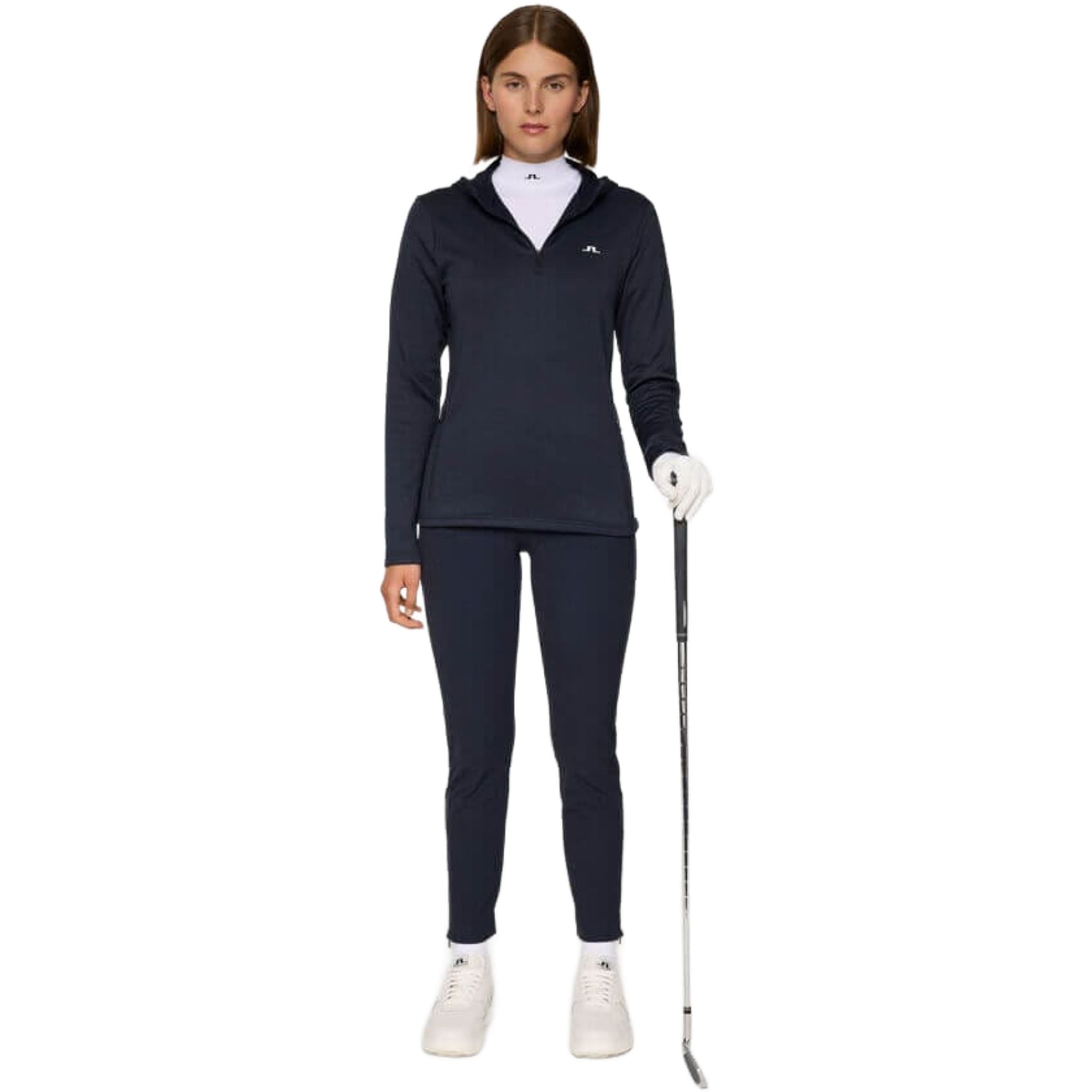 J. Lindeberg Aerialle Quarter Zip Kapuzenjacke Damen