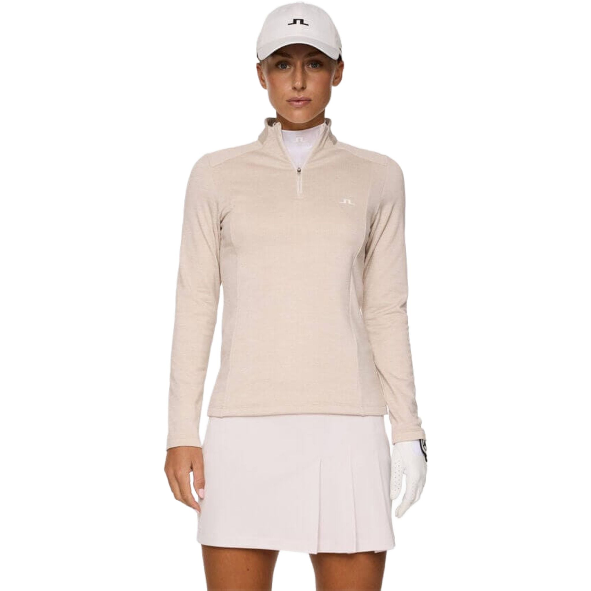 J. Lindeberg Steffi Quarter Zip Midlayer Damen