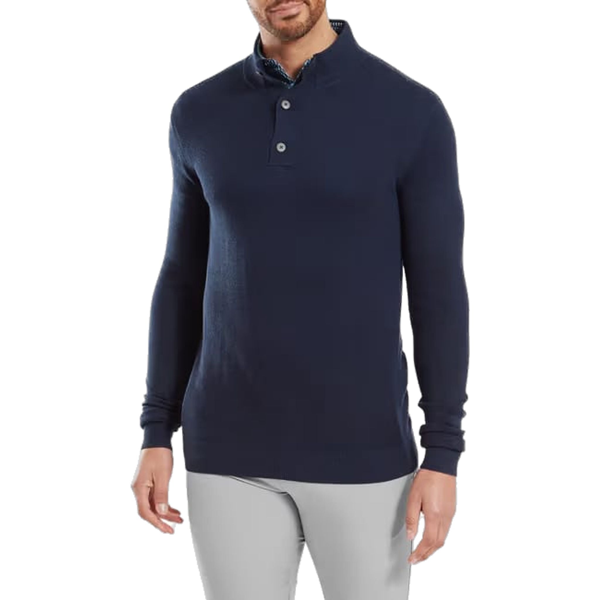 Footjoy Drirelease Button Placket Sweater Herren
