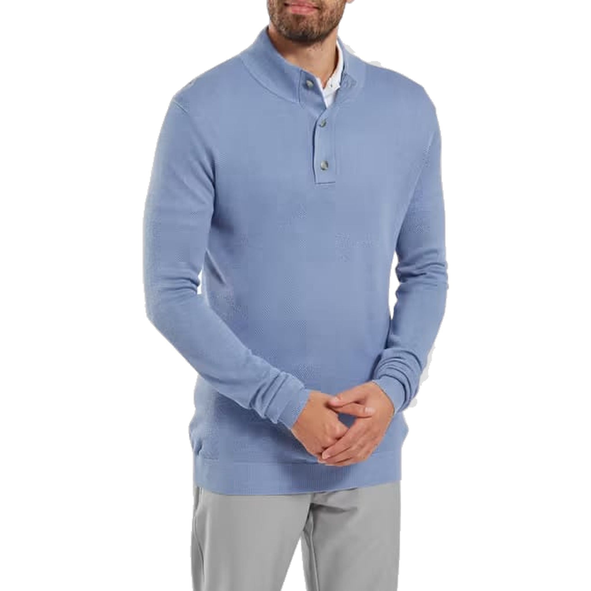 Footjoy Drirelease Button Placket Sweater Herren