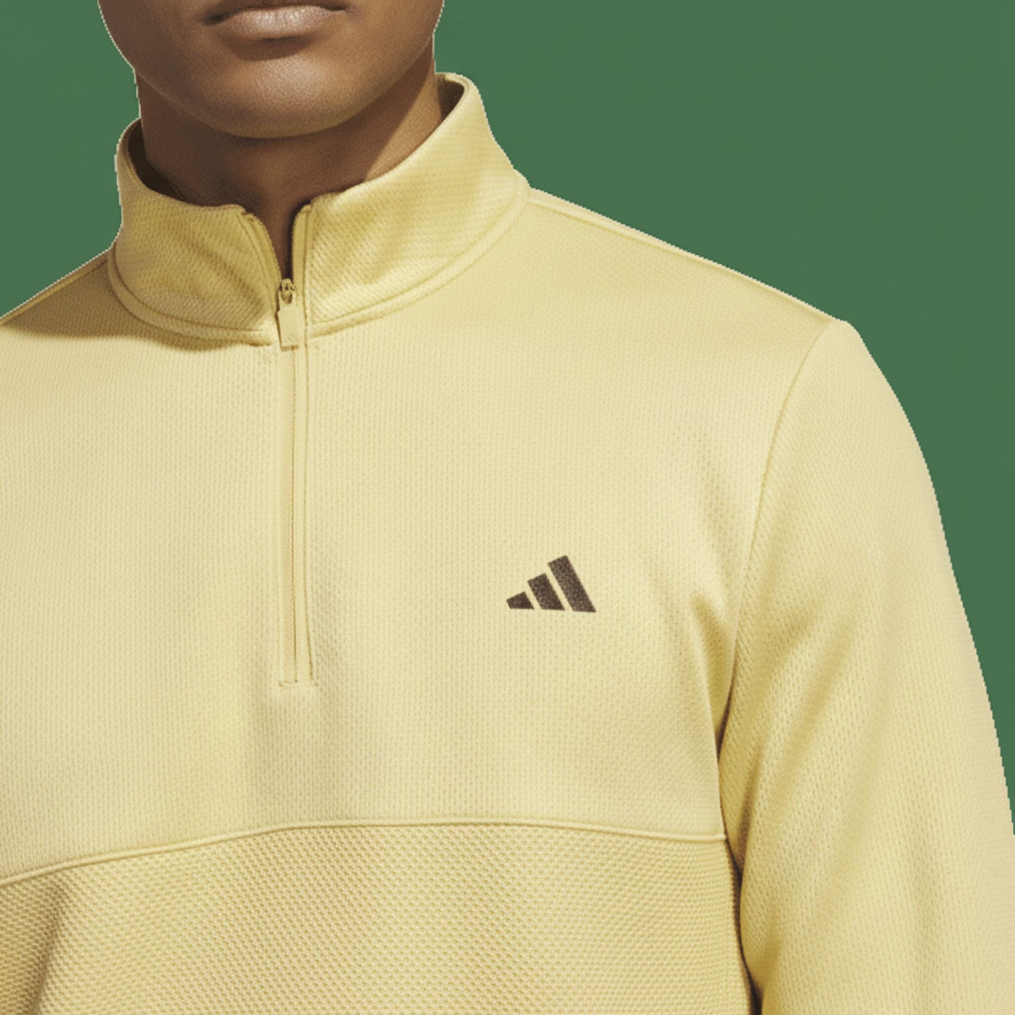 Adidas Textured Q Zip Sweatshirts Herren