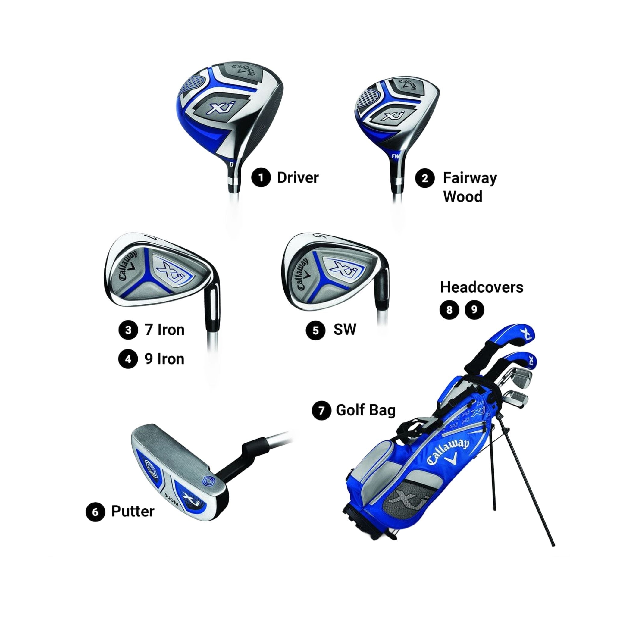 Callaway XJ Komplettset Herren