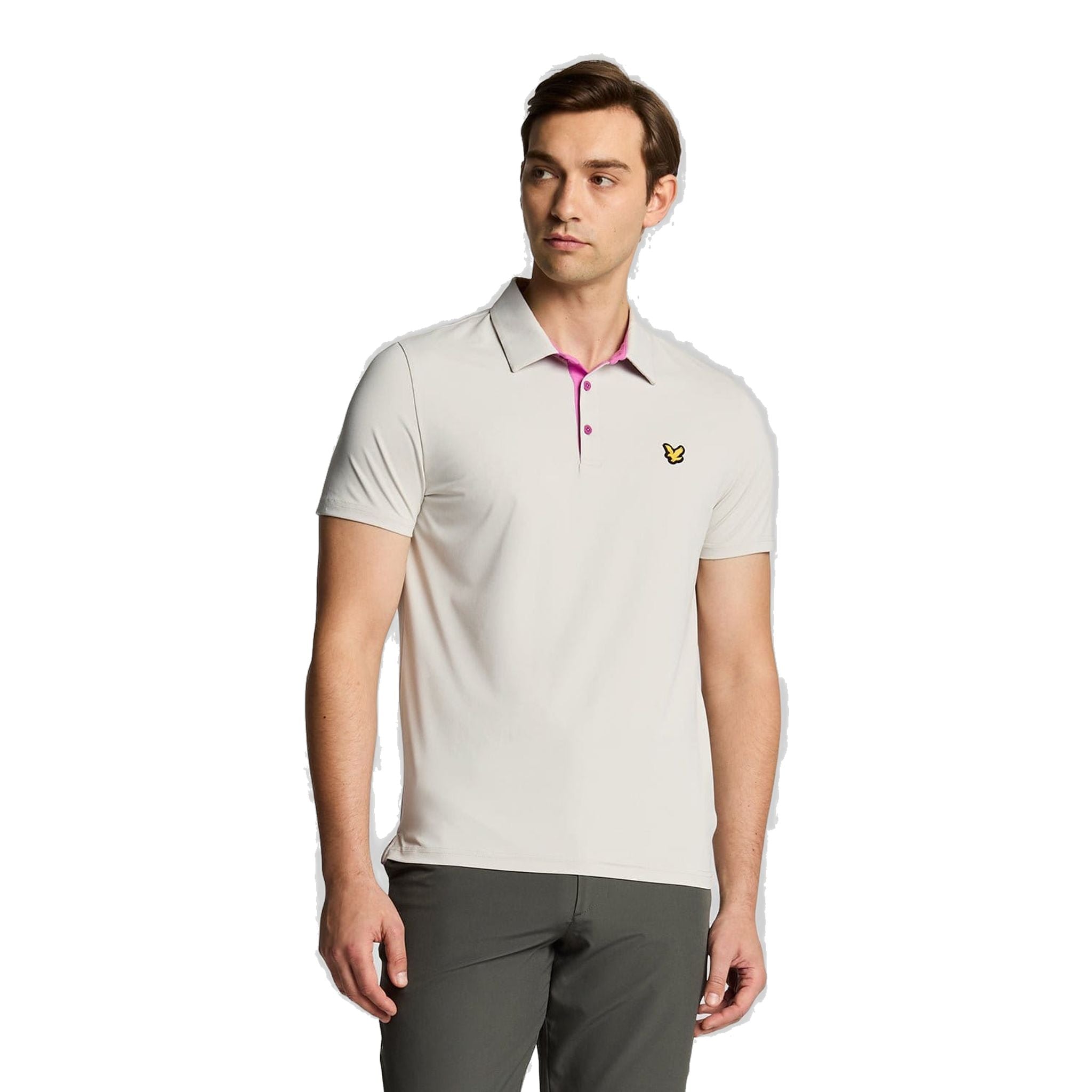 Pánska polokošela Lyle & Scott Contrast Placket