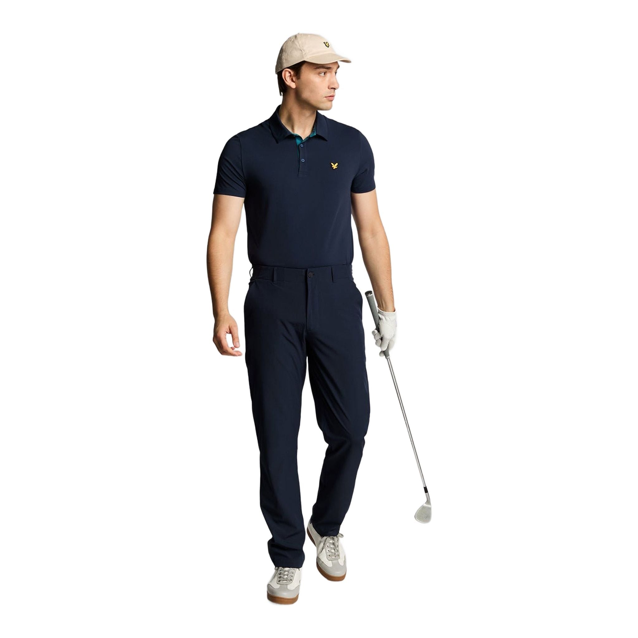 Pánska polokošela Lyle & Scott Contrast Placket