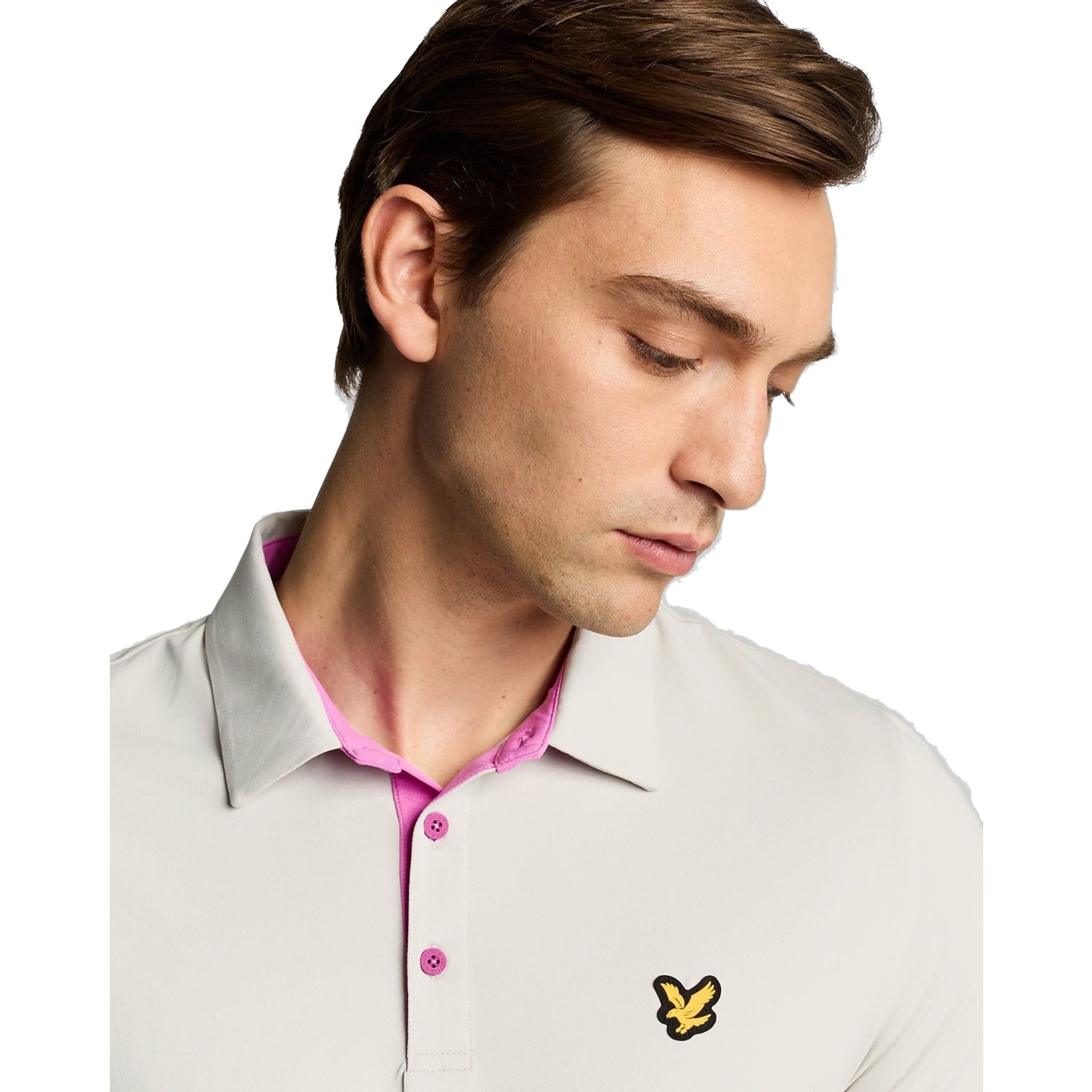 Pánska polokošela Lyle & Scott Contrast Placket