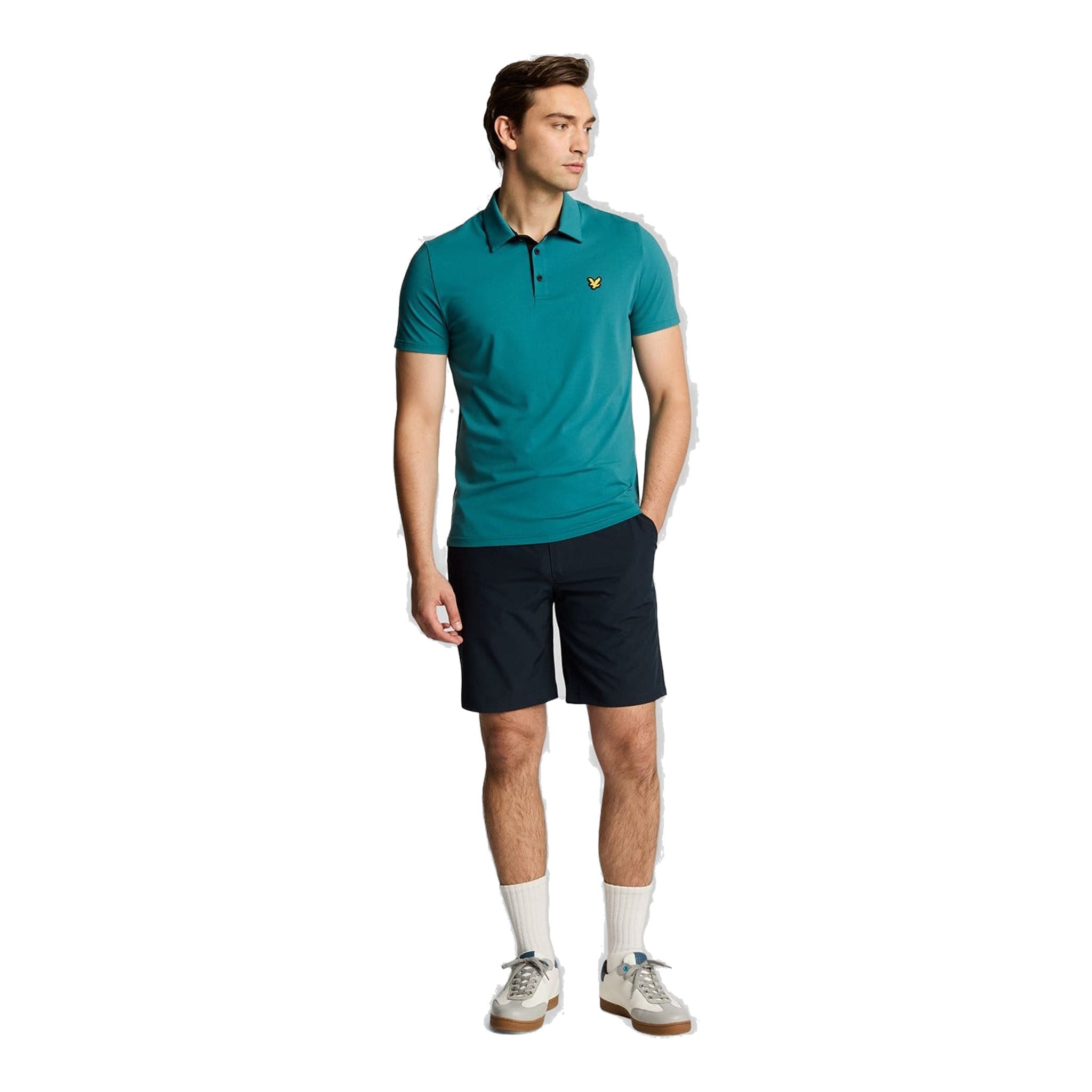 Pánska polokošela Lyle & Scott Contrast Placket