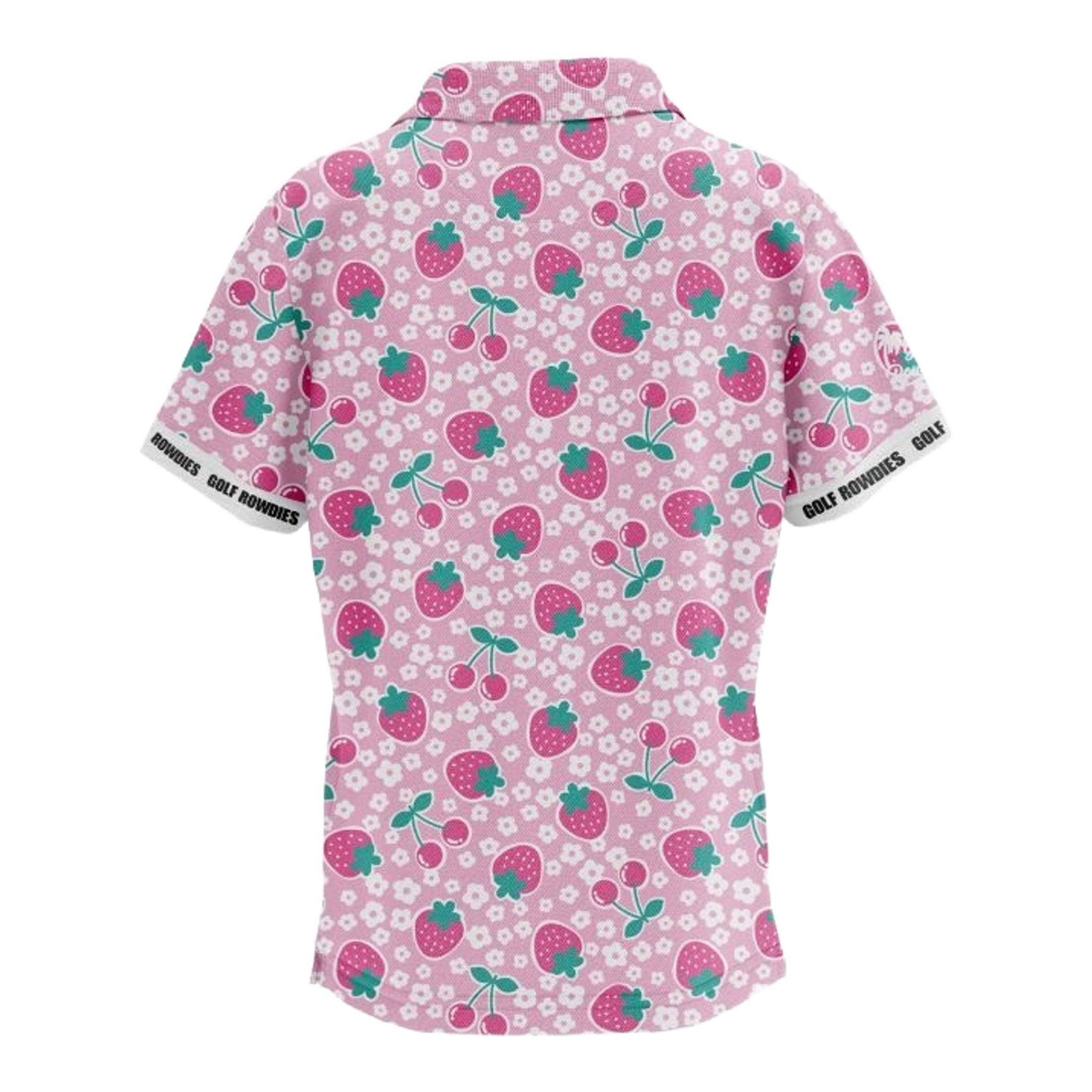 Golf Rowdies Strawberry Junior Polo