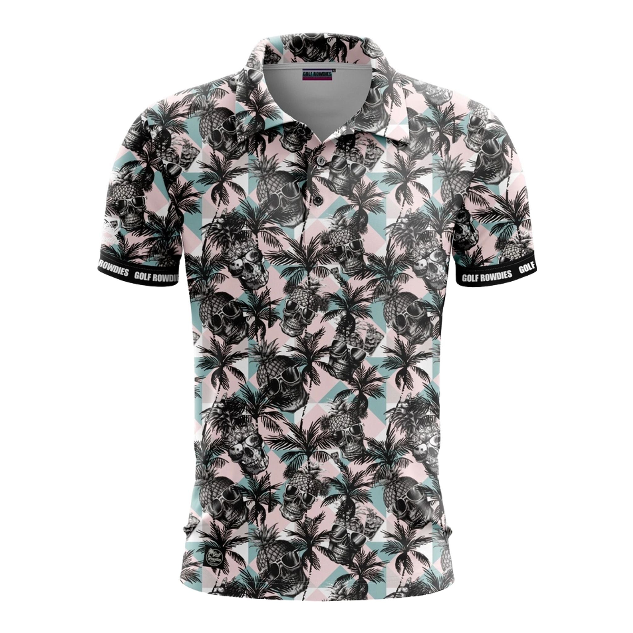 Golf Rowdies Cool Pineapple Polo Herren