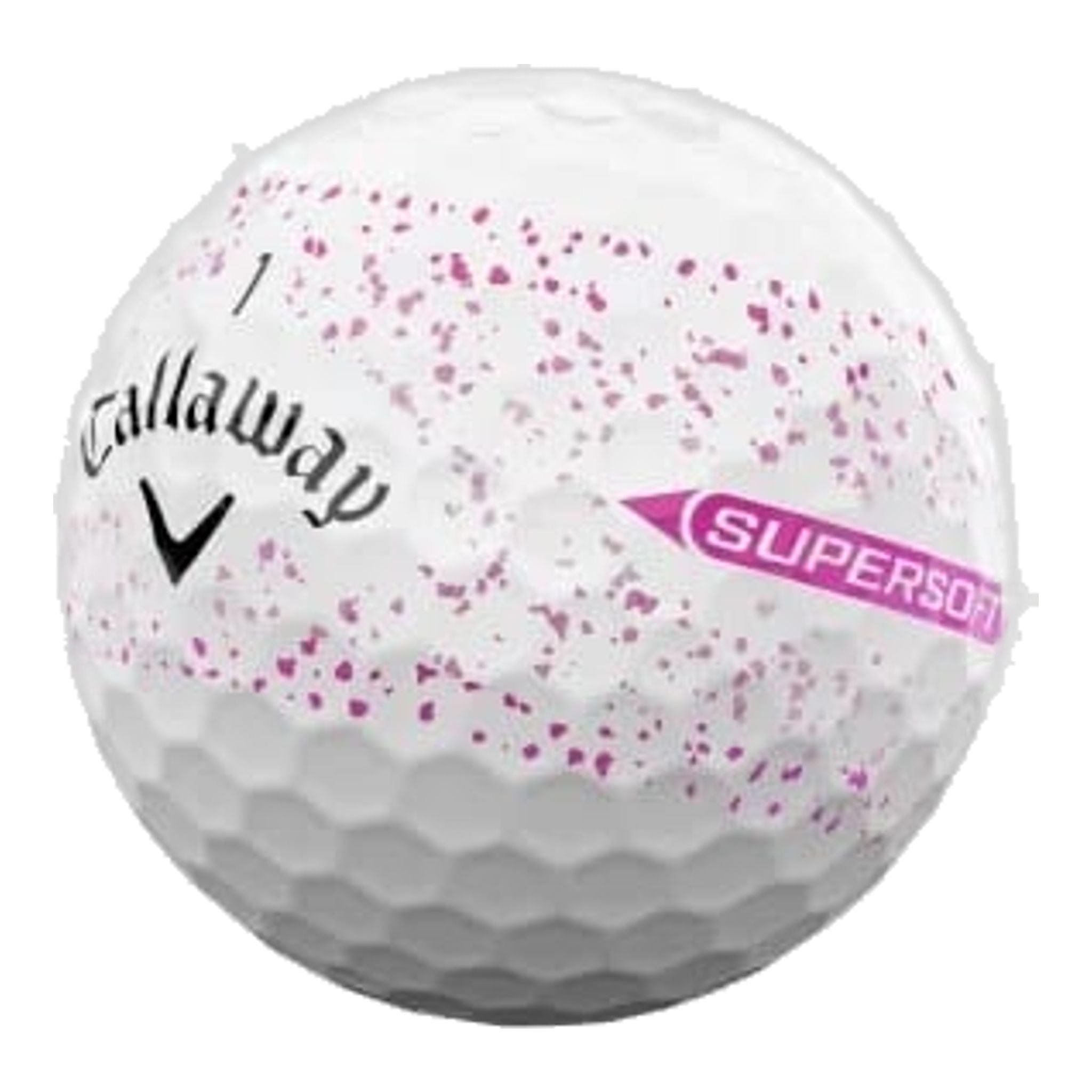 Golfové loptičky Callaway Supersoft 25 Splatter