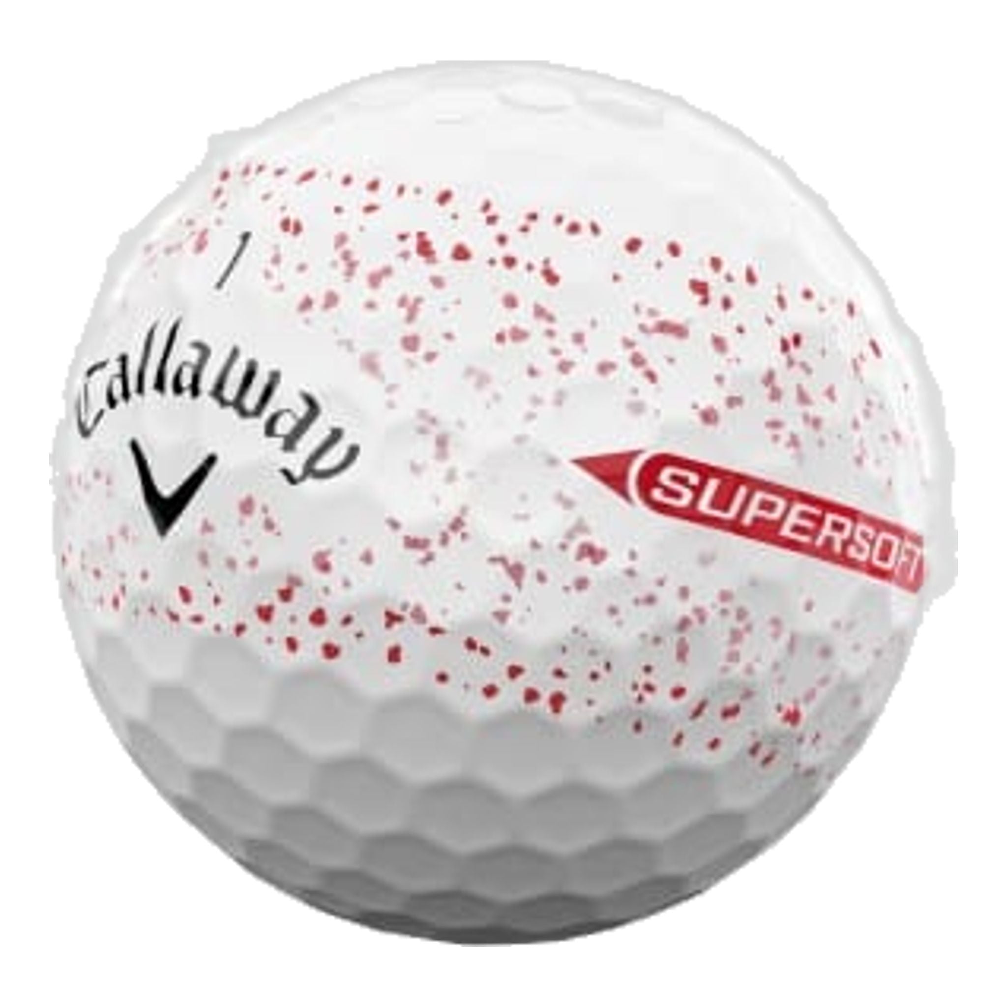 Golfové loptičky Callaway Supersoft 25 Splatter