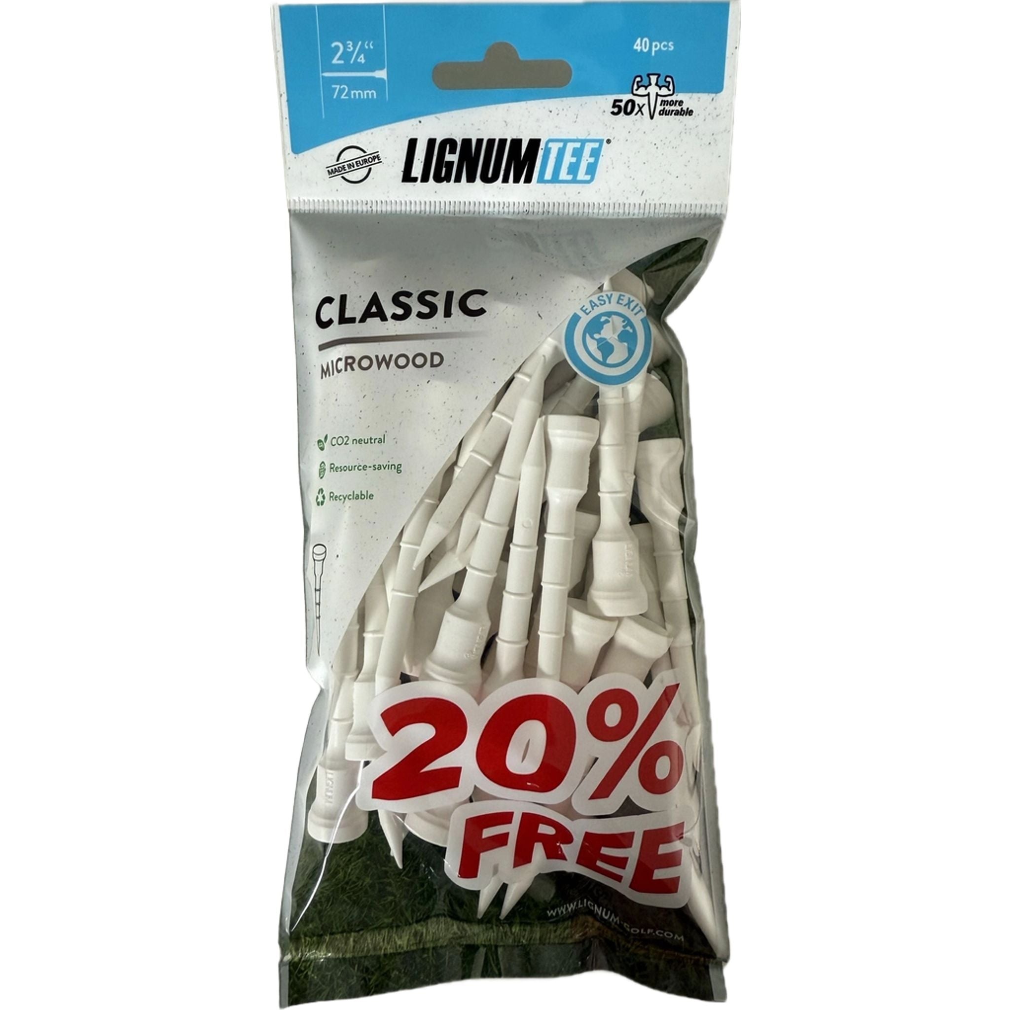 Klasické tričko Lignum z mikrodreva