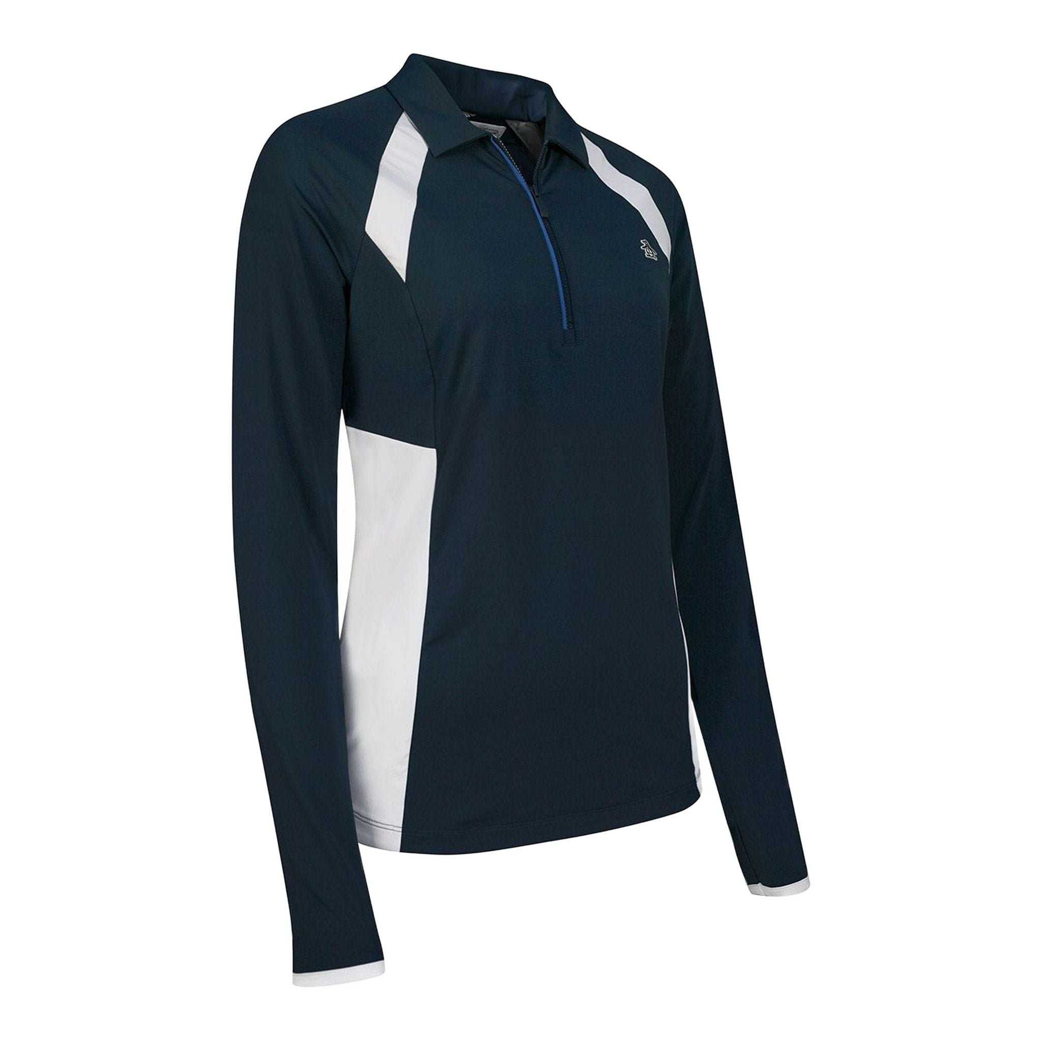 Original Penguin Colorblock Zip Poloshirt Damen