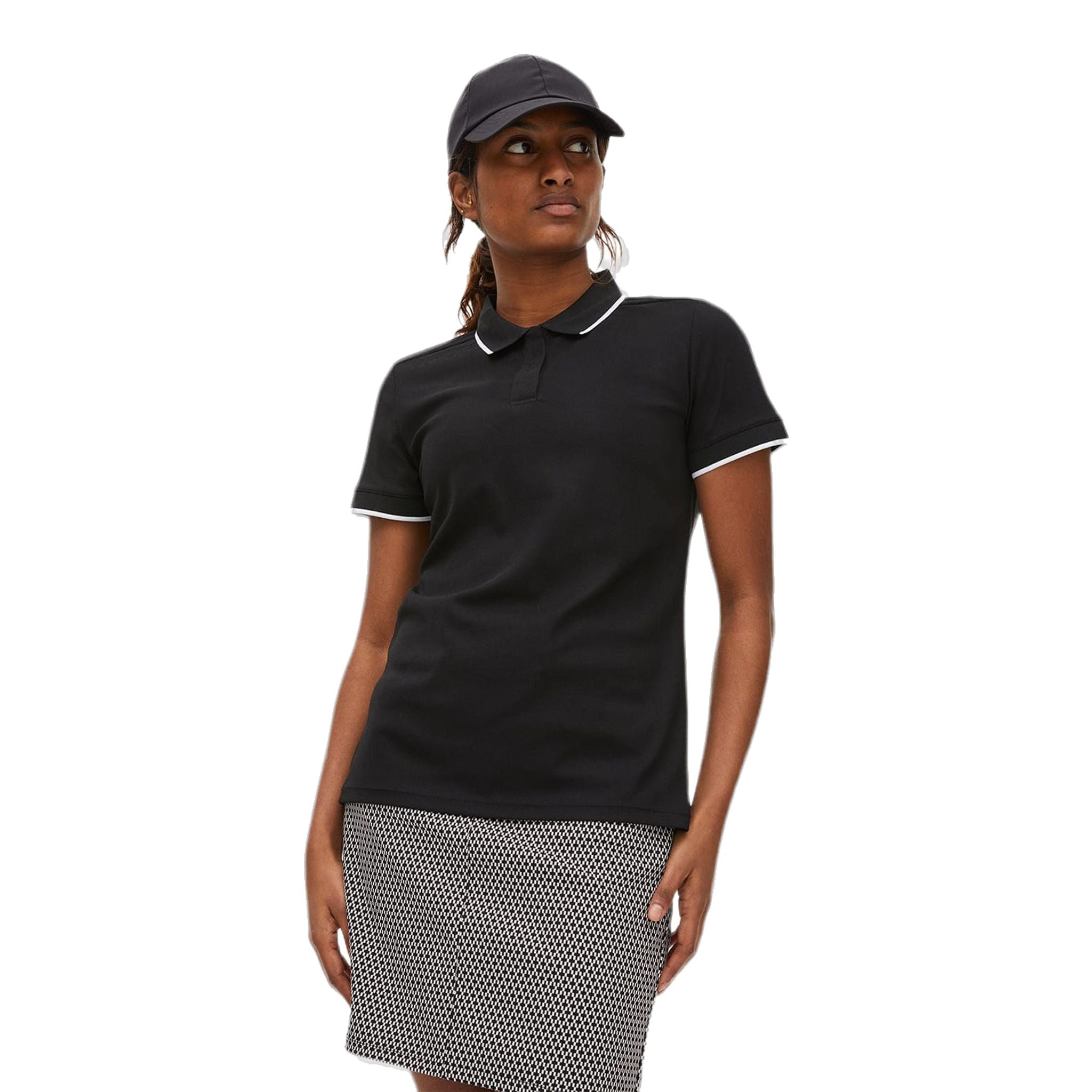 Röhnisch Mildred Golf Polo Schwarz Damen Damen