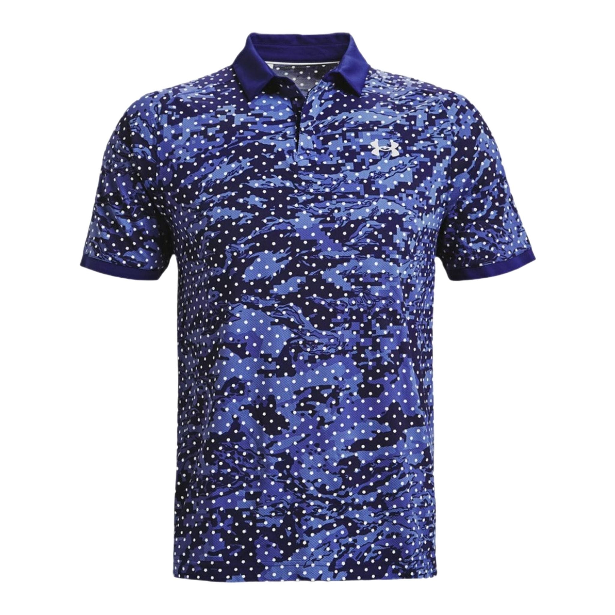 Under Armour Iso-Chill Penta Dot Polo Regal/Halo Gray Herren