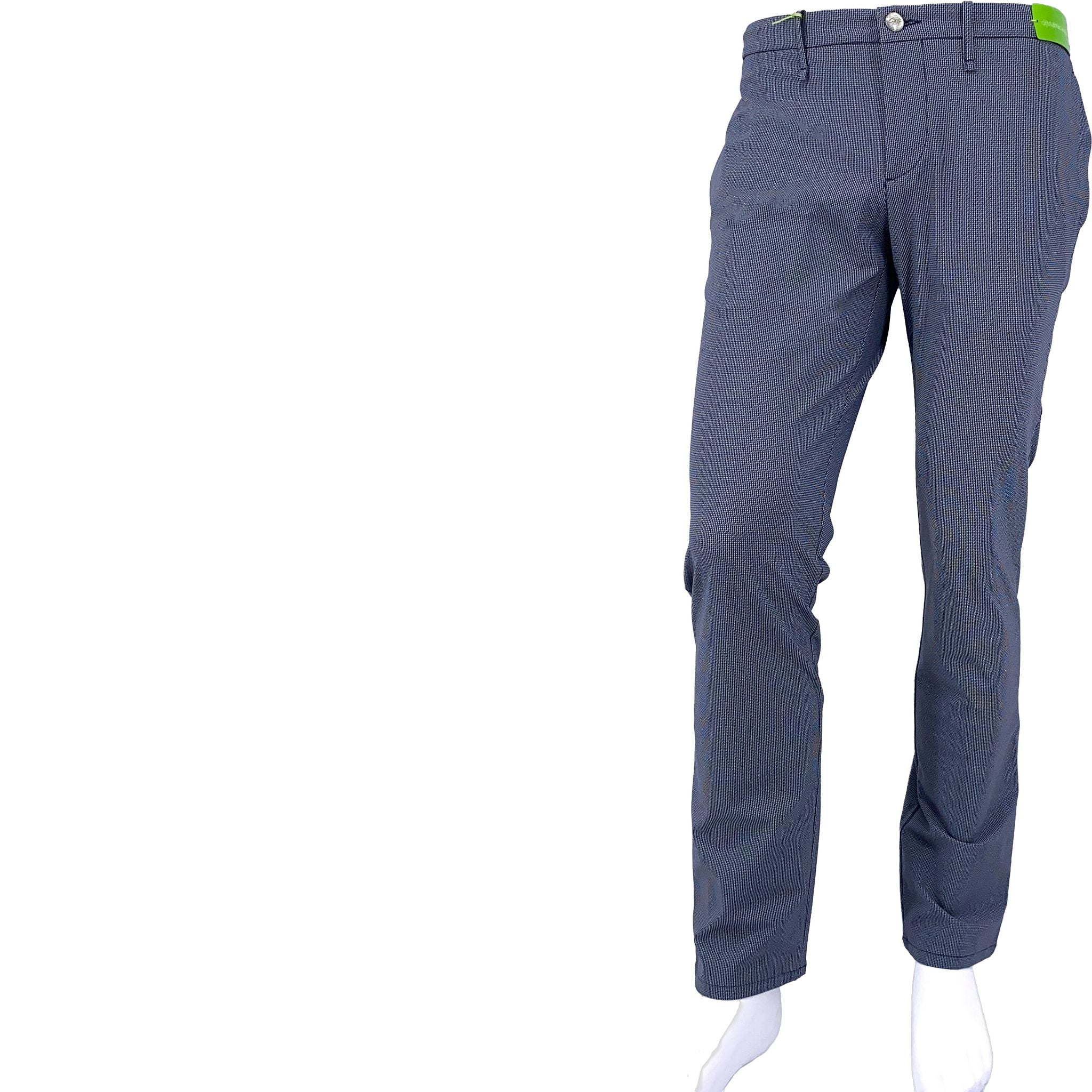 Alberto Fred REV Hose Print Grey Herren